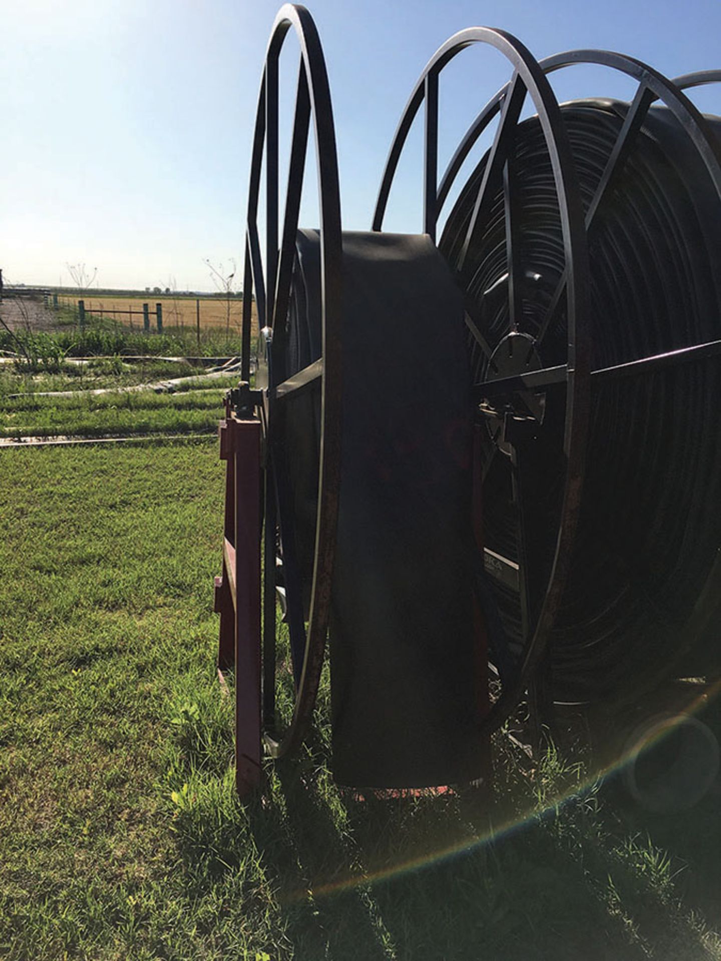 660ft. of 12in. LAY FLAT HOSE ON BAZOOKA HOSE REELS, EACH UNIT NUMBERED SEPARATELY WITH PAINT - Image 11 of 19