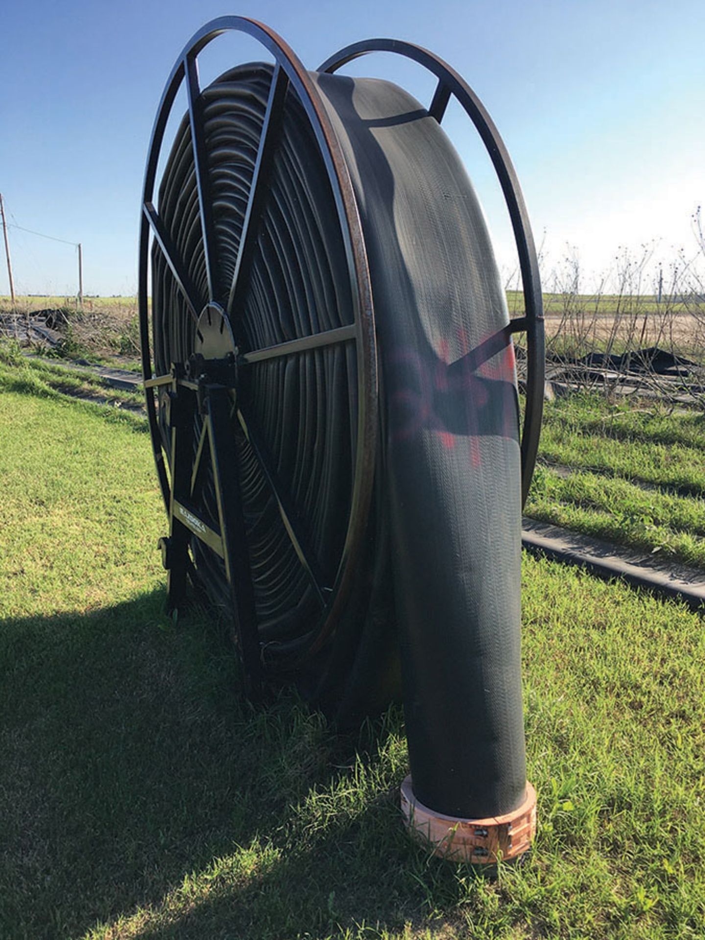 660ft. of 12in. LAY FLAT HOSE ON BAZOOKA HOSE REELS, EACH UNIT NUMBERED SEPARATELY WITH PAINT - Image 39 of 39