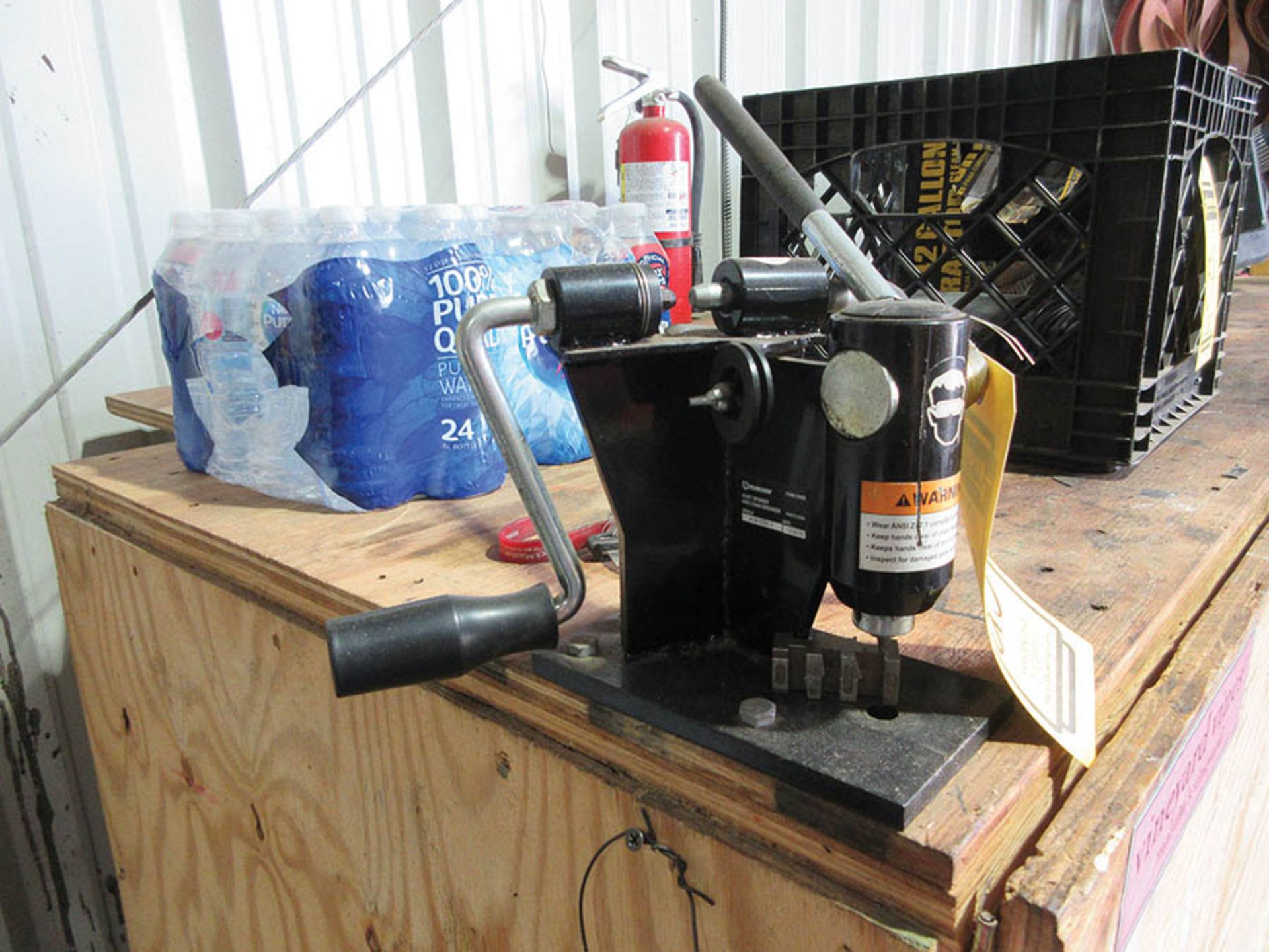 OREGON BENCH/WALL MOUNTED CHAIN GRINDER, 120V. 410 SERIES, ALSO STRONGWAY RIVETE & CHAIN BREAKER - Image 2 of 2