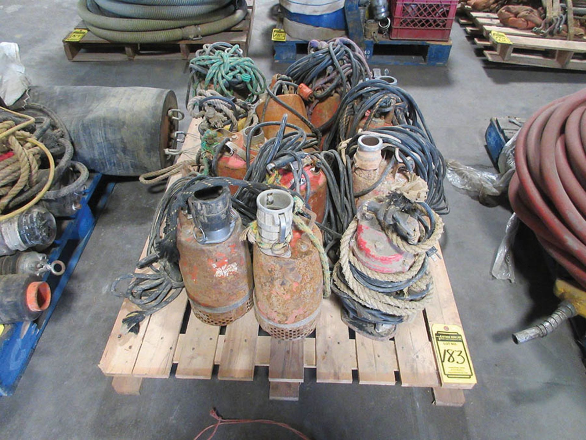 (12) ASSORTED SUBMERSIBLE PUMPS