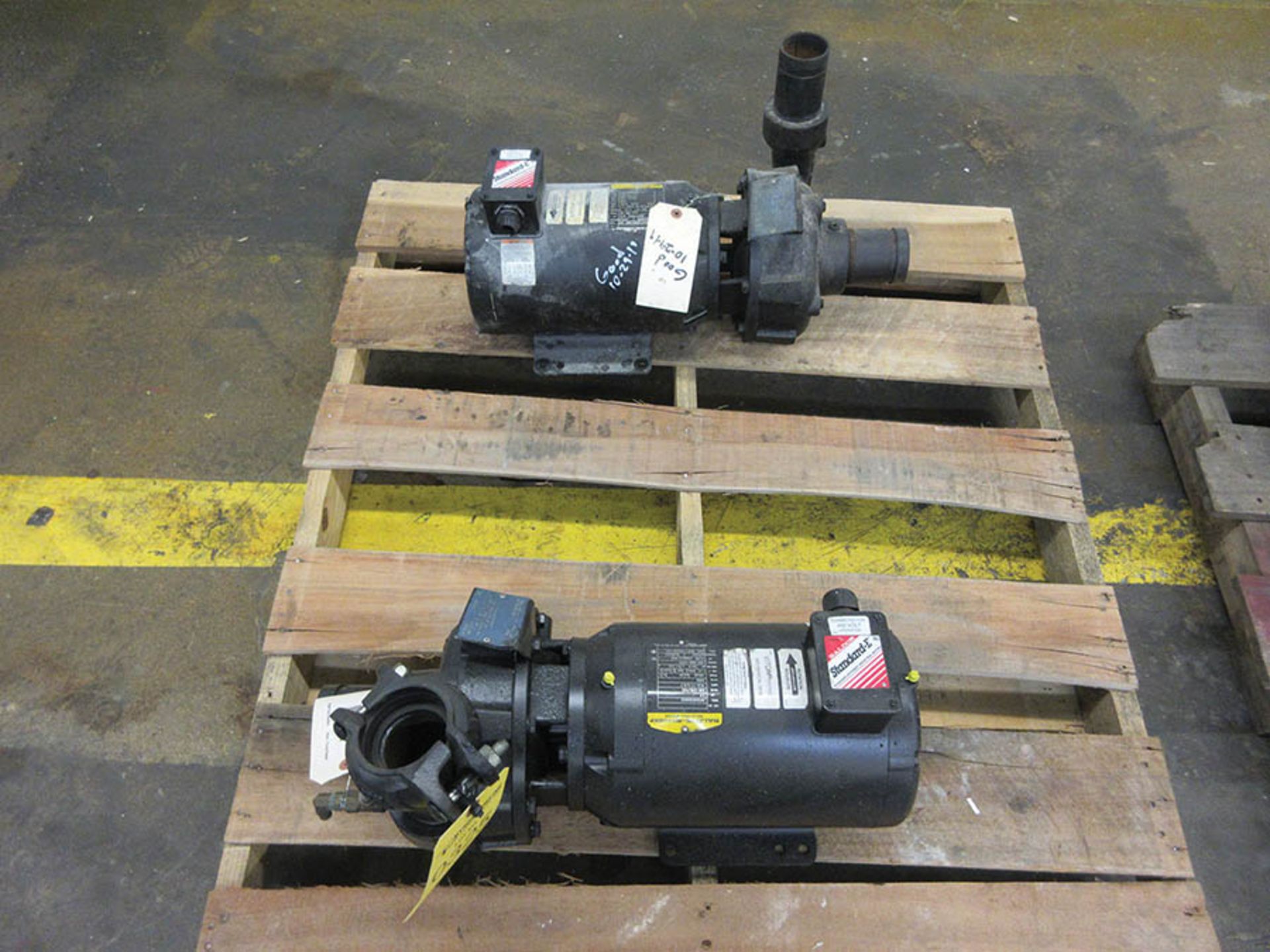 PUMP MOTOR (X2) 7.5-HP BALDOR, SCOT PUMP