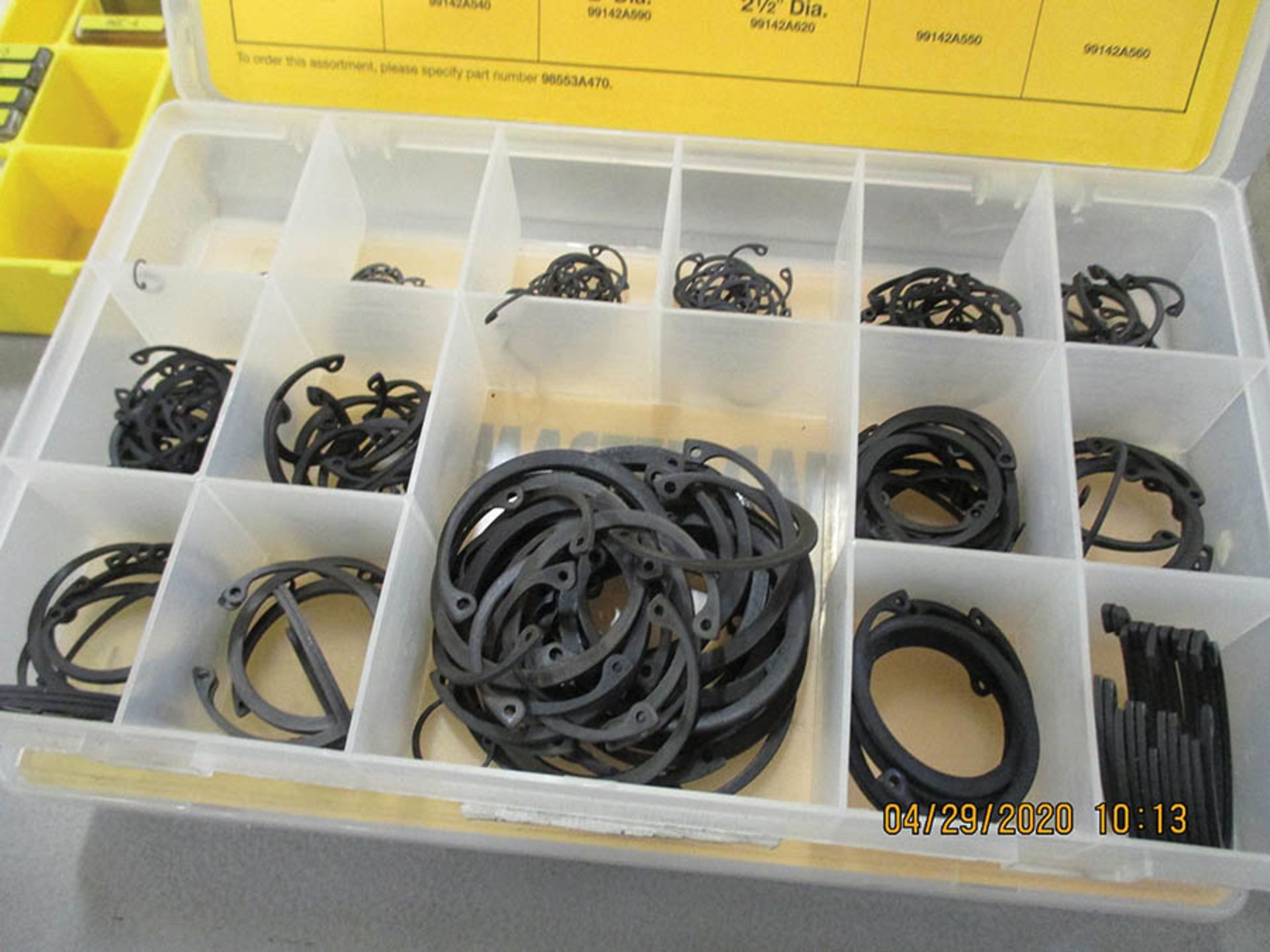 MCMASTER INTERNAL & EXTERNAL RETAINING RING KITS