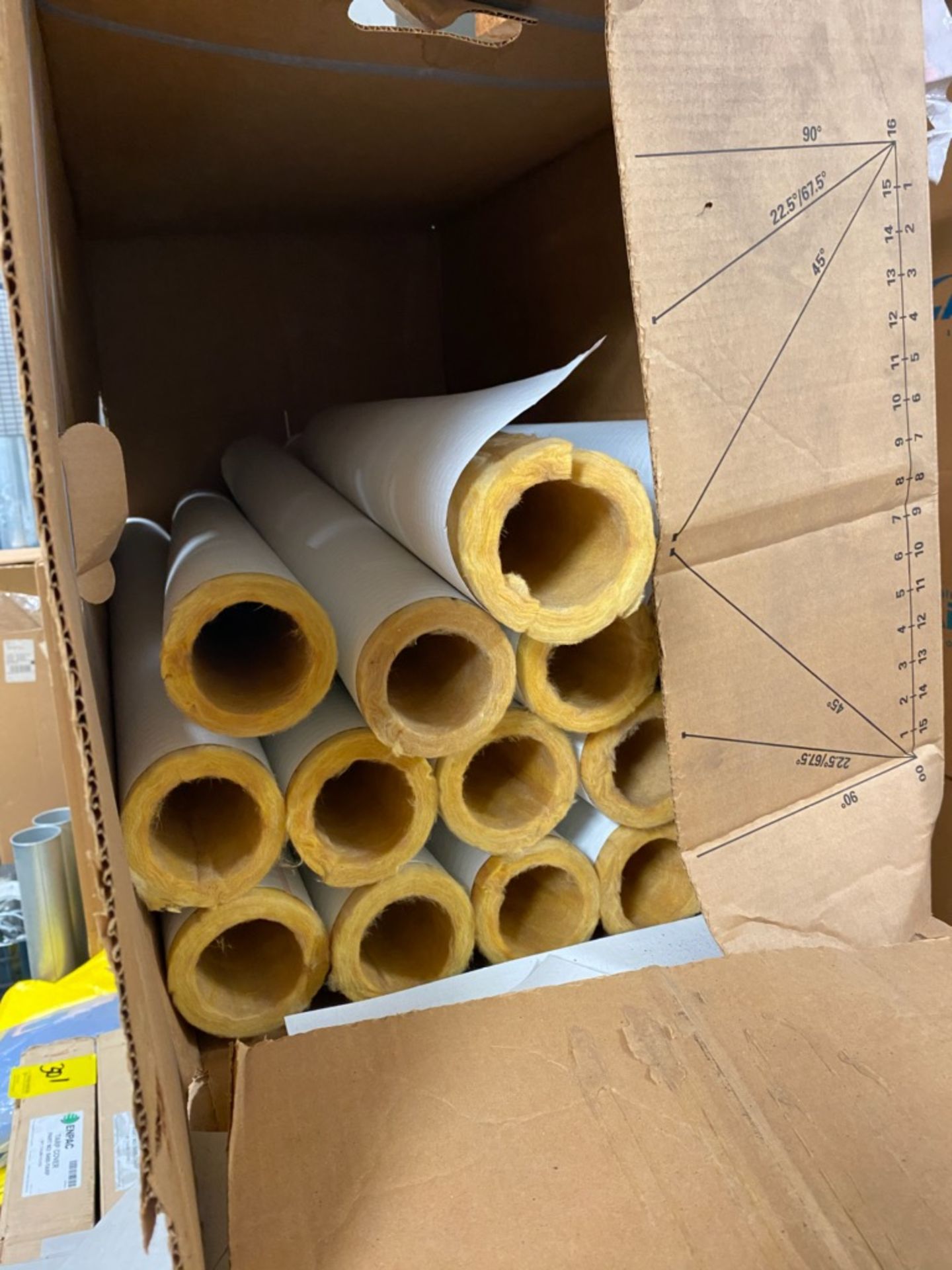 LARGE QUANTITY OF AIR FILTERS AND PIPE INSULATION - Image 3 of 3