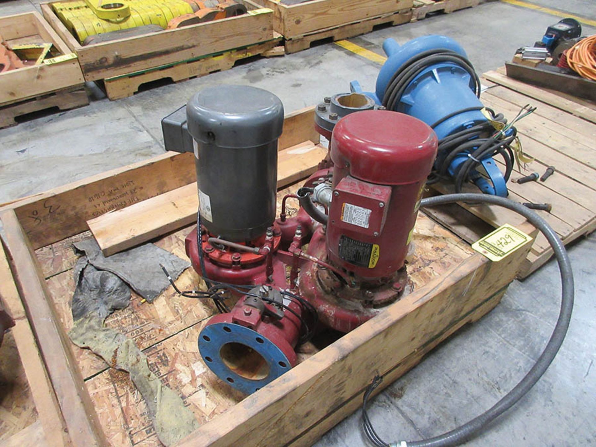 (2) DUAL ARMSTRONG PUMP UNITS, 25-HP, 7.5-HP & POWER FLO PUMP - Image 2 of 3