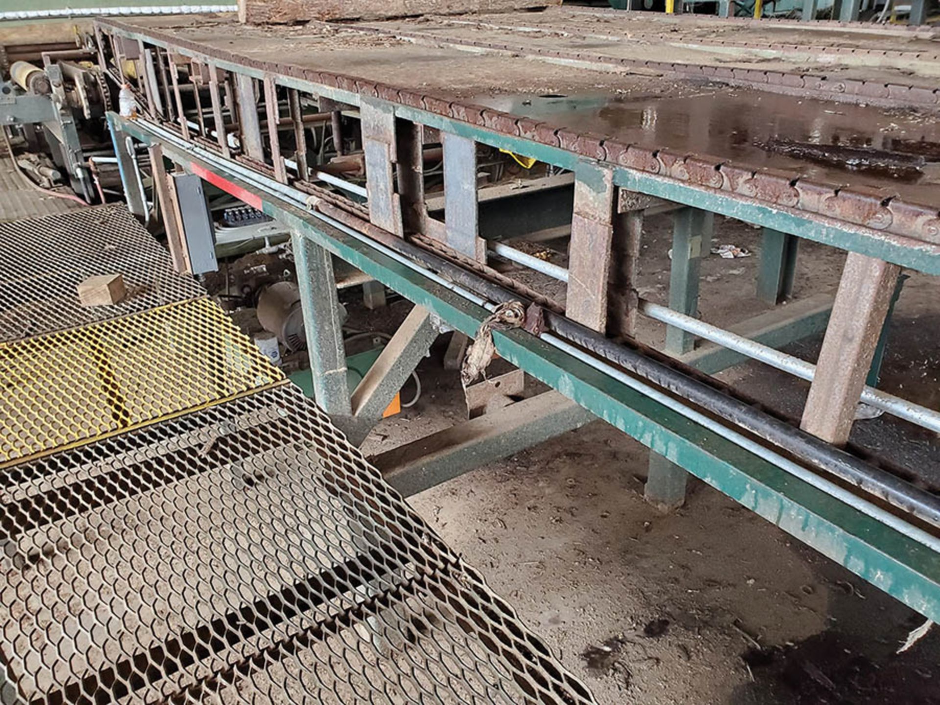 MIDDLE CONVEYOR - 4-STRAND TRANSFER DECK FROM PIONEER OUTFEED, ALL STEEL PLATE DECKING, 30'' WIDE - Image 14 of 24