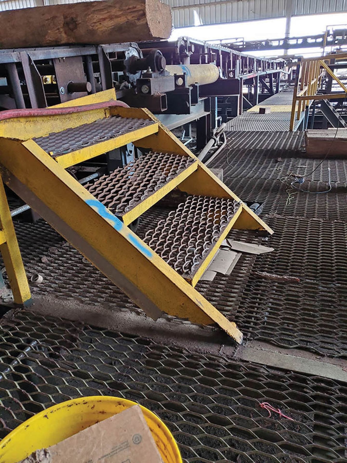 MIDDLE CONVEYOR - 4-STRAND TRANSFER DECK FROM PIONEER OUTFEED, ALL STEEL PLATE DECKING, 30'' WIDE - Image 5 of 24