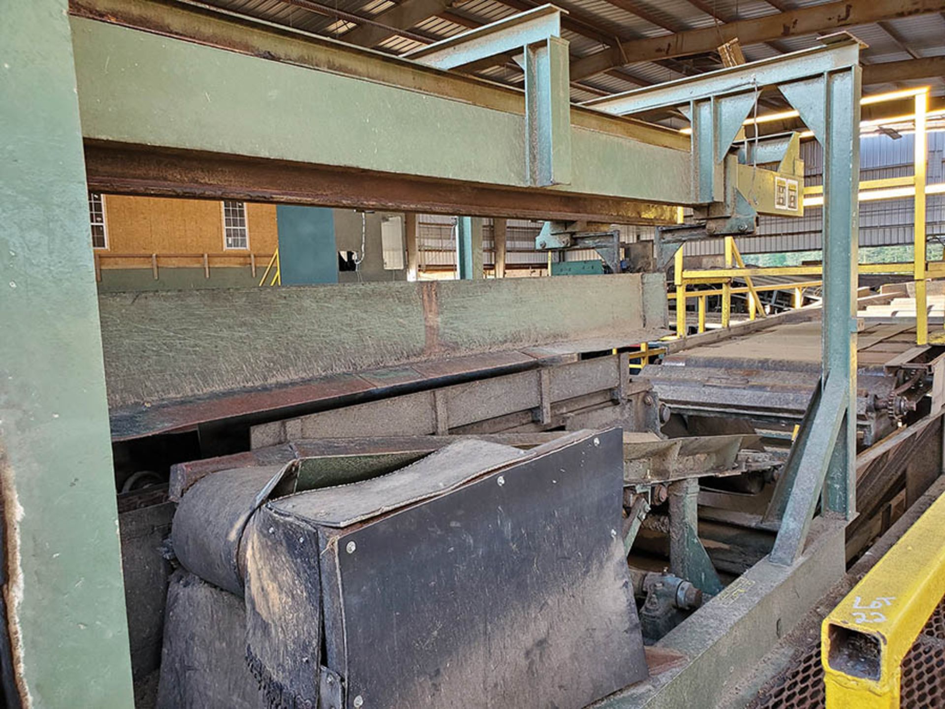 SCRAGG #1 -, COOPER MACHINE COMPANY OVERHEAD END DOGGING SCRAGG MILL, 12'L CAPACITY, INDEPENDENT - Image 13 of 33