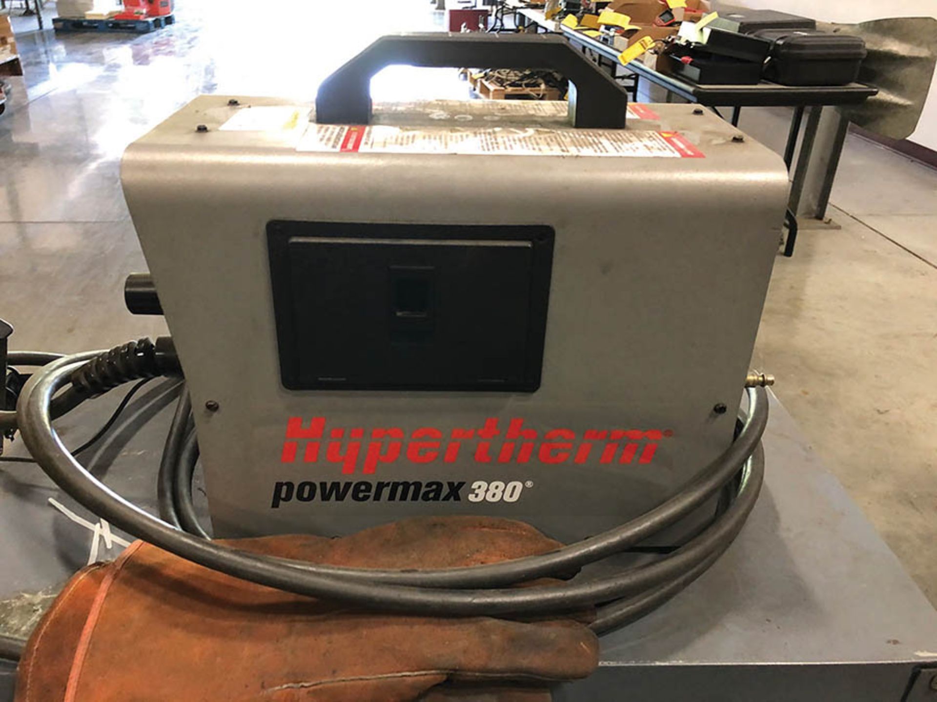 HYPERTHERM POWERMAX 380 PLASMA CUTTER, NO 070073, S/N 380002749 - Image 2 of 3