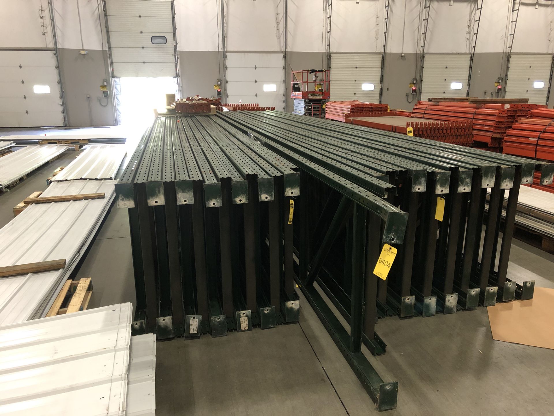 *PALLET RACKING IS DISASSEMBLED AND BANDED* (31) BAYS/SECTIONS OF RIDG-U-RAK PALLET RACKING,