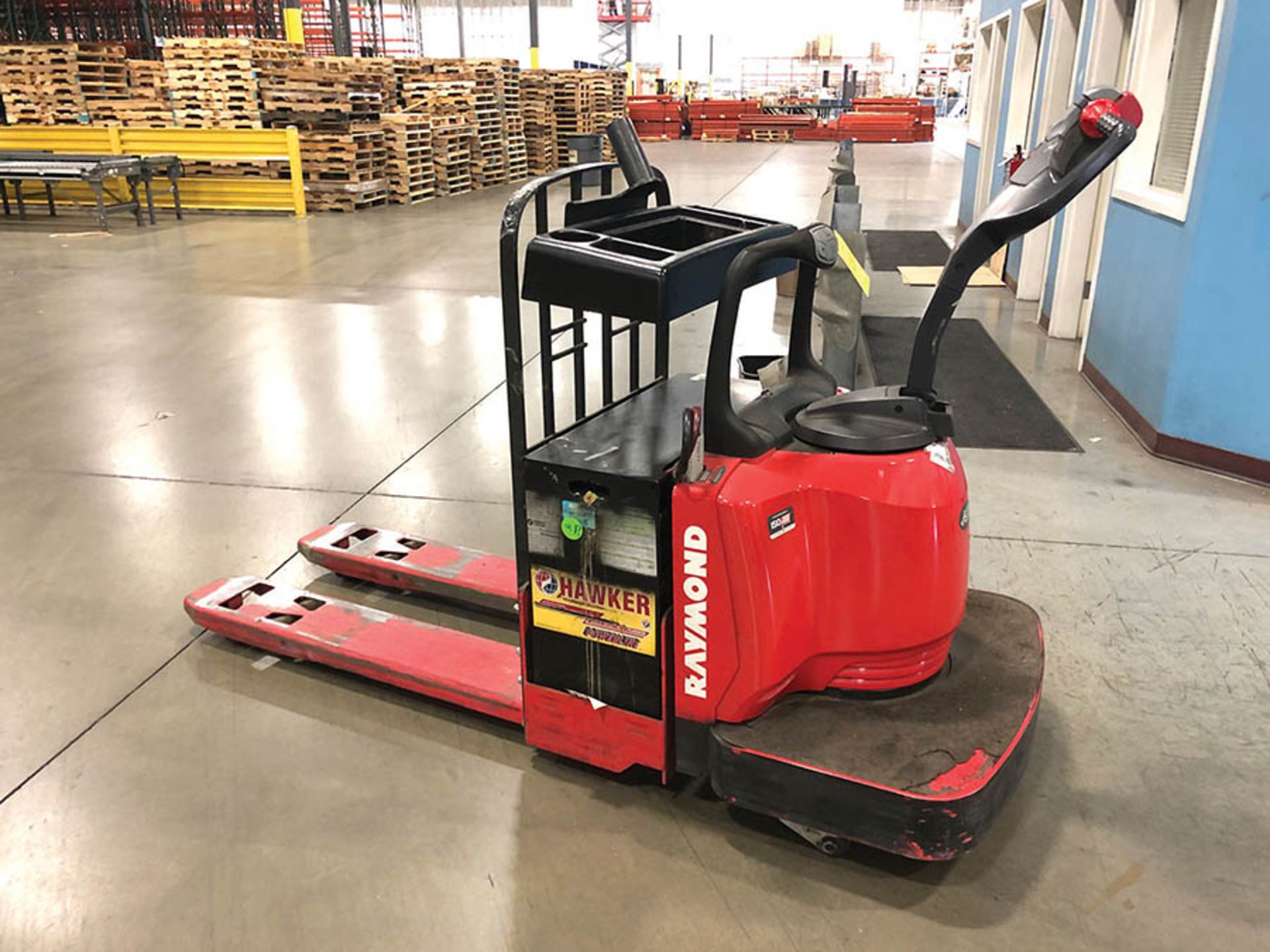 2007 RAYMOND ELECTRIC PALLET JACK MODEL # 8400, S/N- 84-07-73606, TRUCK WEIGHT 2790, 24 VOLT