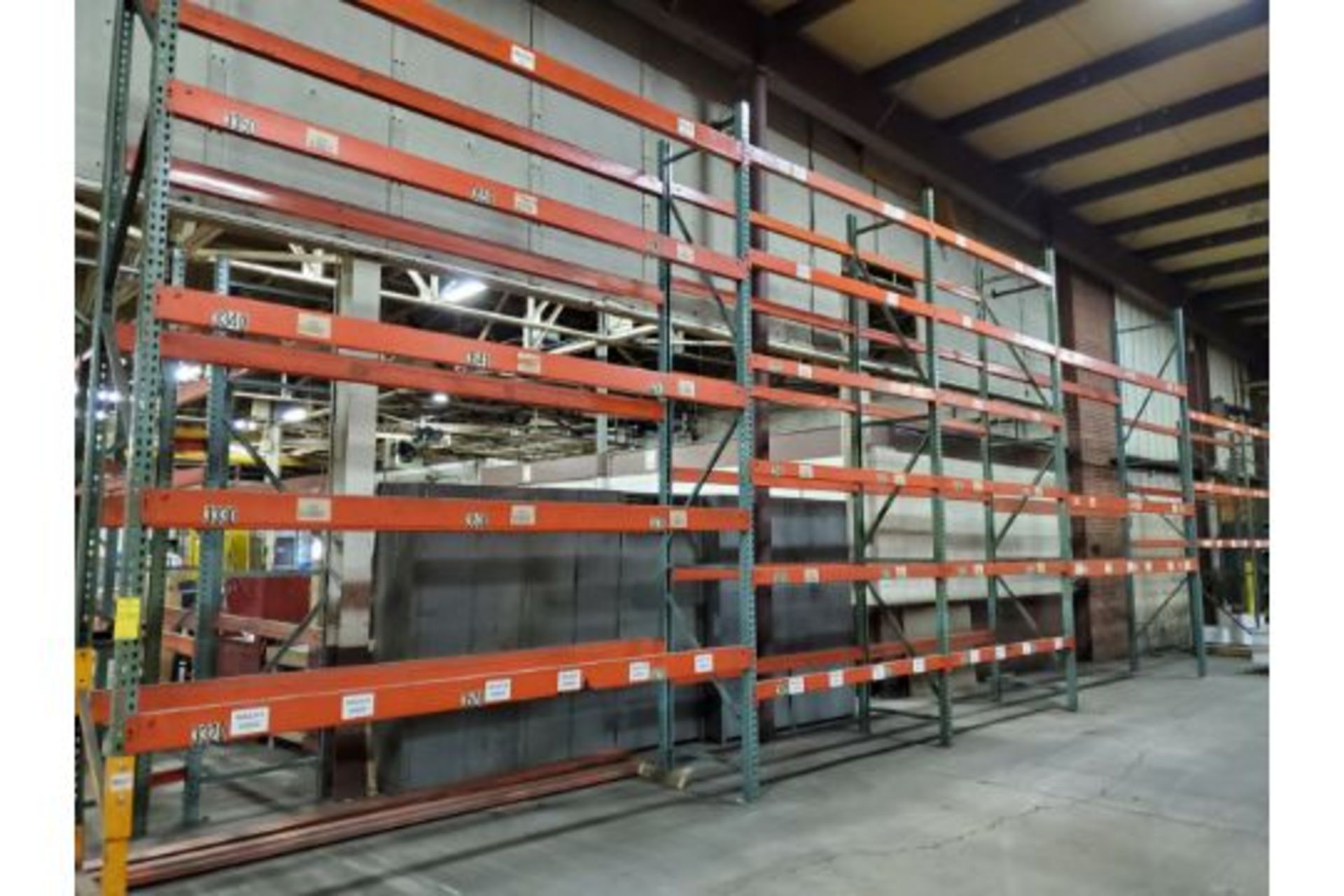 (8) SECTIONS OF PALLET RACKING (APPROX. SIZES - (2) 16' X 12' X 3', (2) 16' X 8' X 3', (1) 12' X 12' - Image 4 of 8