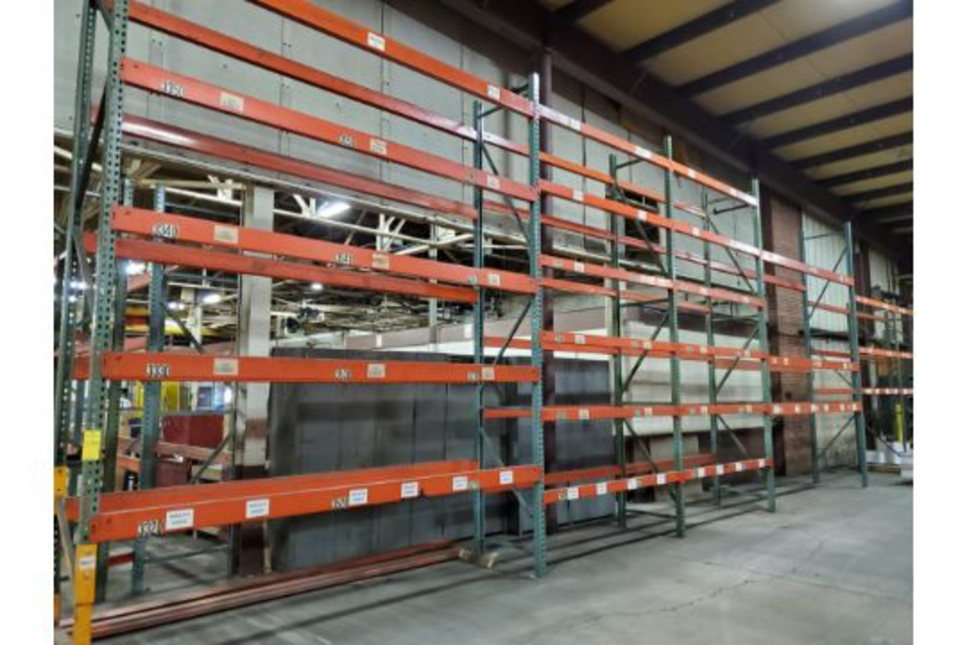 (8) SECTIONS OF PALLET RACKING (APPROX. SIZES - (2) 16' X 12' X 3', (2) 16' X 8' X 3', (1) 12' X 12' - Image 3 of 8