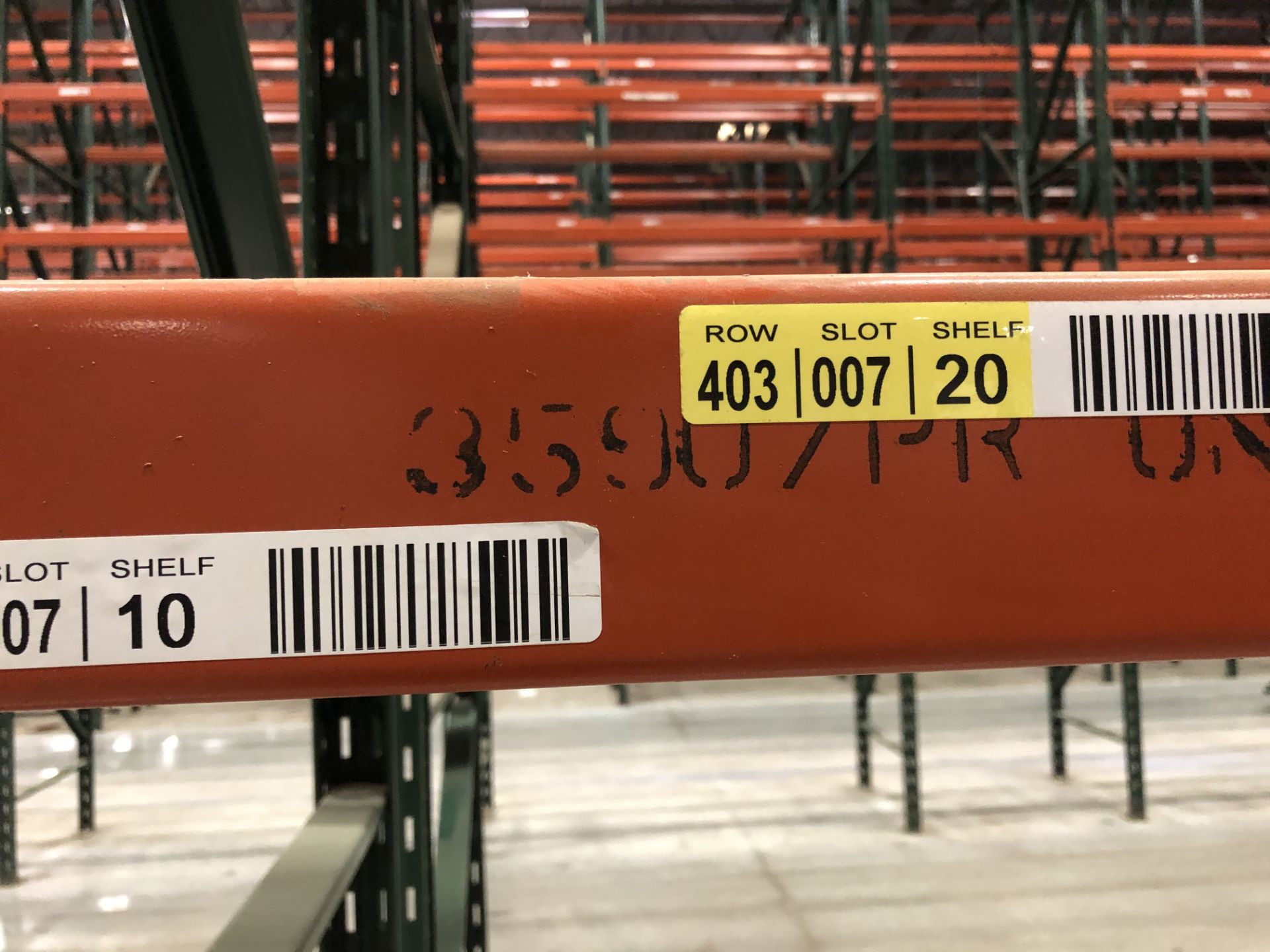 (25) BAYS/SECTIONS OF RIDG-U-RAK PALLET RACKING, CONSISTING OF (27) TOTAL UPRIGHTS- (4) UPRIGHTS ARE - Image 4 of 4