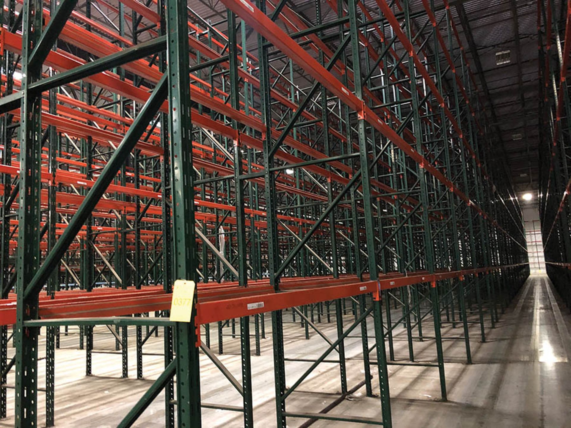 (30) BAYS/SECTIONS OF RIDG-U-RAK PALLET RACKING, CONSISTING OF (31) TOTAL UPRIGHTS- (2) UPRIGHTS ARE