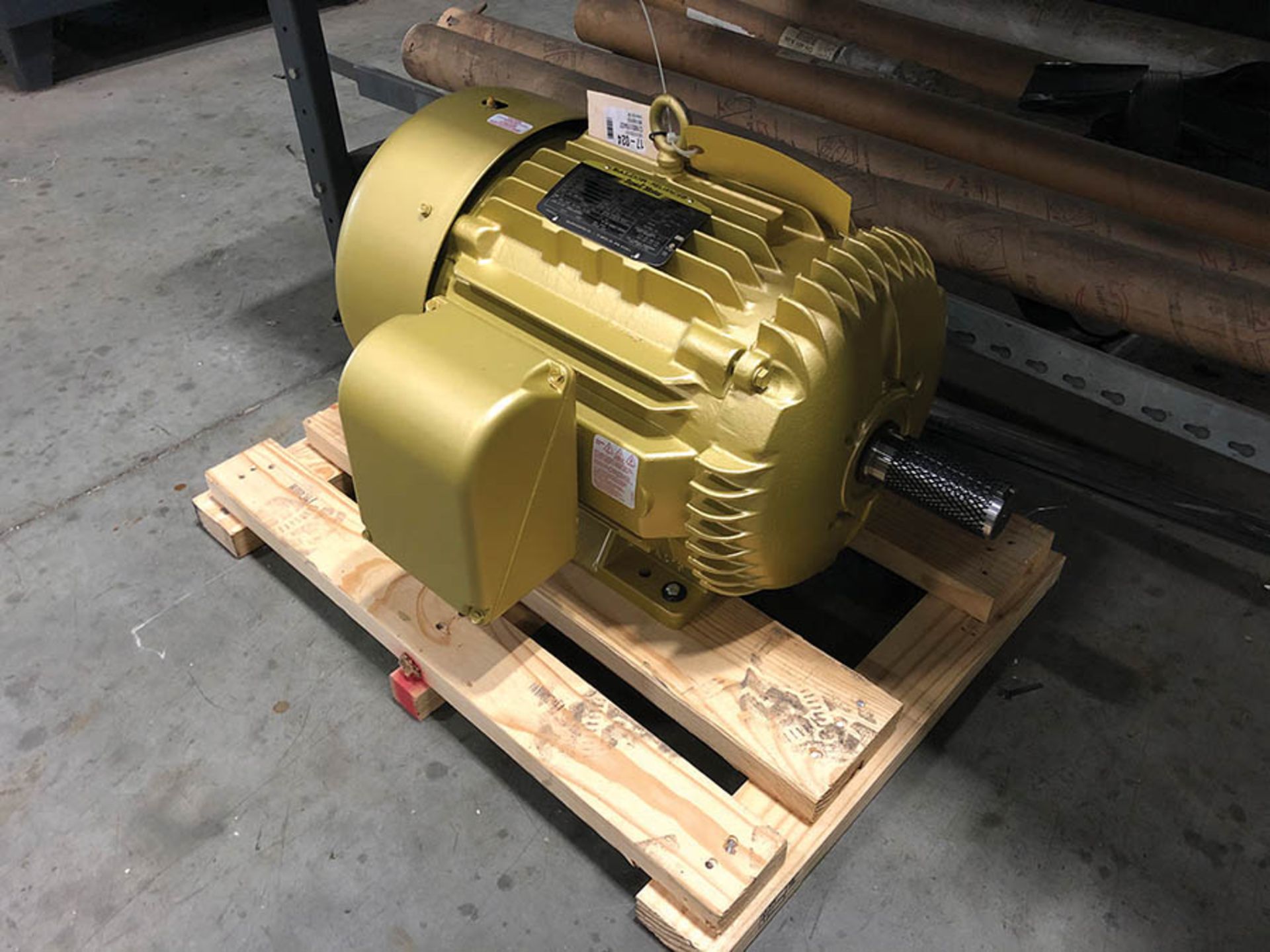 BALDOR RELIANCE SUPER E 25 HP MOTOR, 3 PHASE, 1775 RPM, 230/460V, FRAME 284T