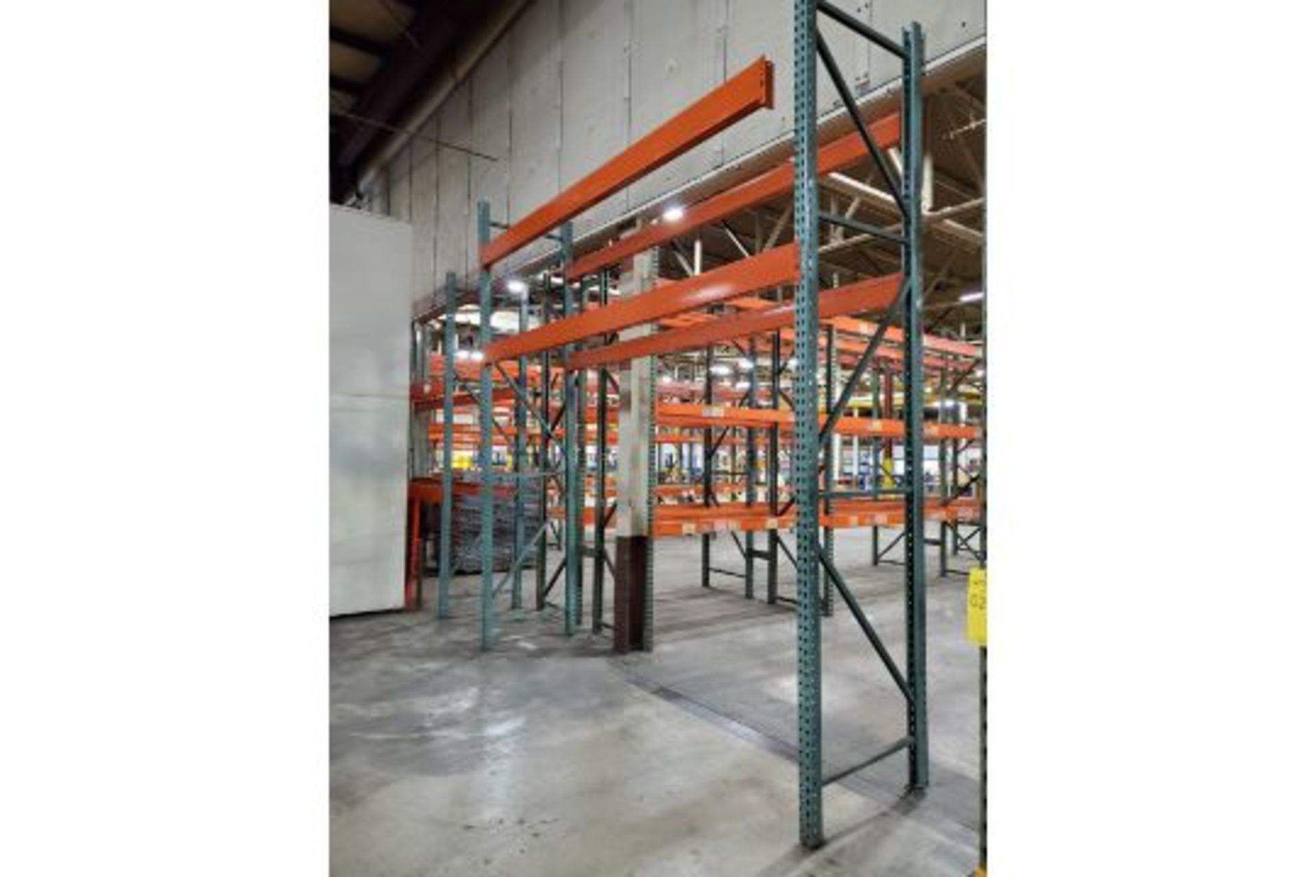 (8) SECTIONS OF PALLET RACKING (APPROX. SIZES - (2) 16' X 12' X 3', (2) 16' X 8' X 3', (1) 12' X 12' - Image 7 of 8