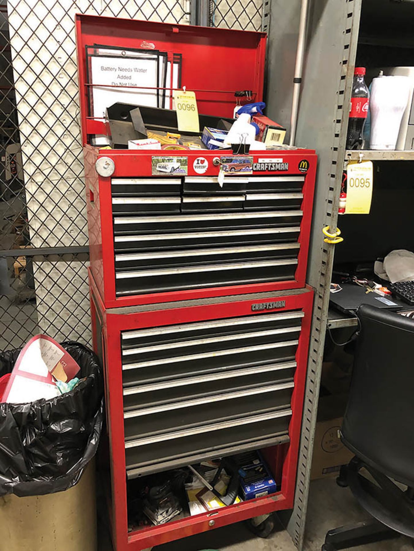 CRAFTSMAN ROLLING TOOL BOX WITH CONTENTS