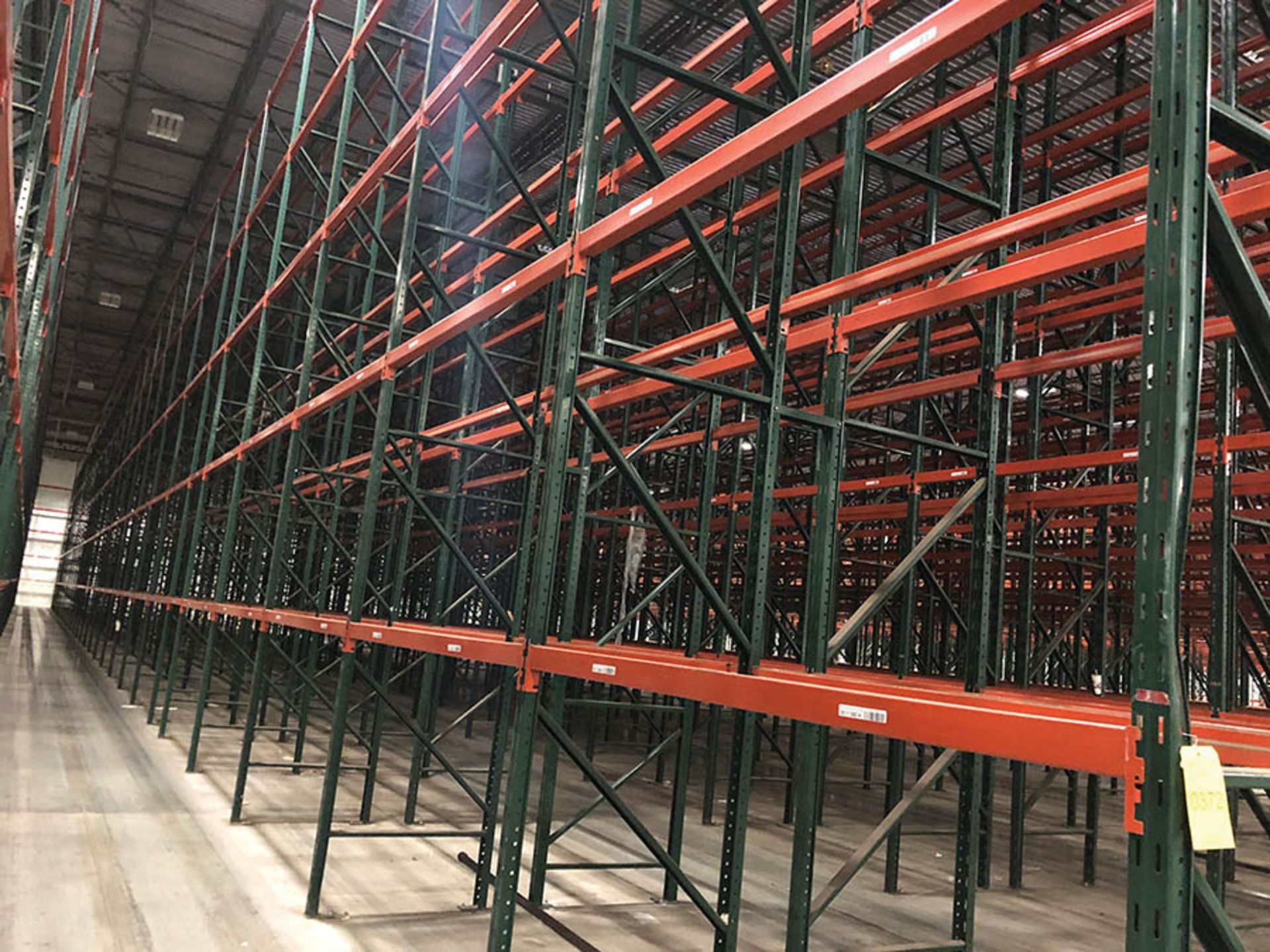 (30) BAYS/SECTIONS OF RIDG-U-RAK PALLET RACKING, CONSISTING OF (31) TOTAL UPRIGHTS- (2) UPRIGHTS ARE