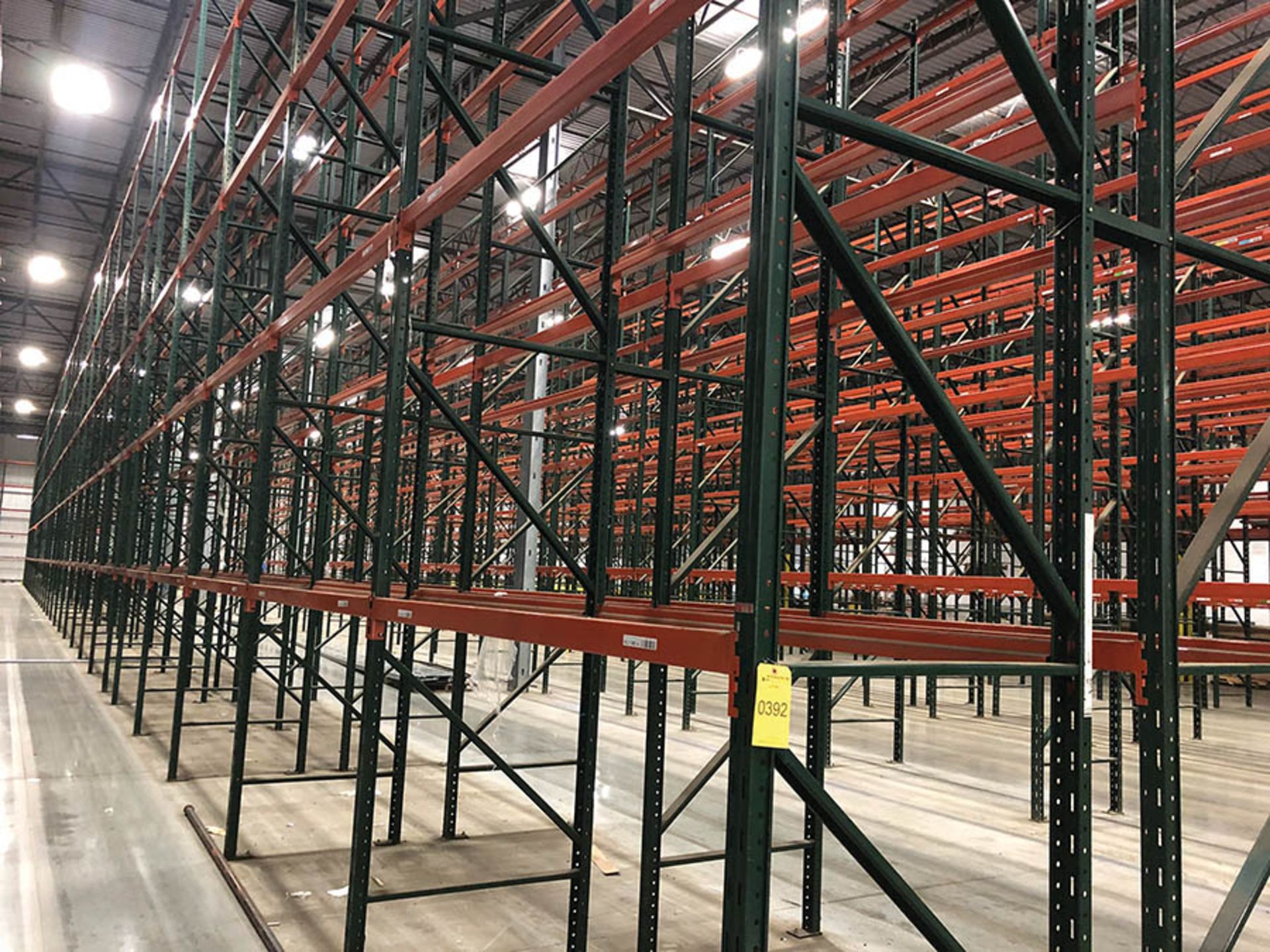 (29) BAYS/SECTIONS OF RIDG-U-RAK PALLET RACKING, CONSISTING OF (30) TOTAL UPRIGHTS- (2) UPRIGHTS ARE