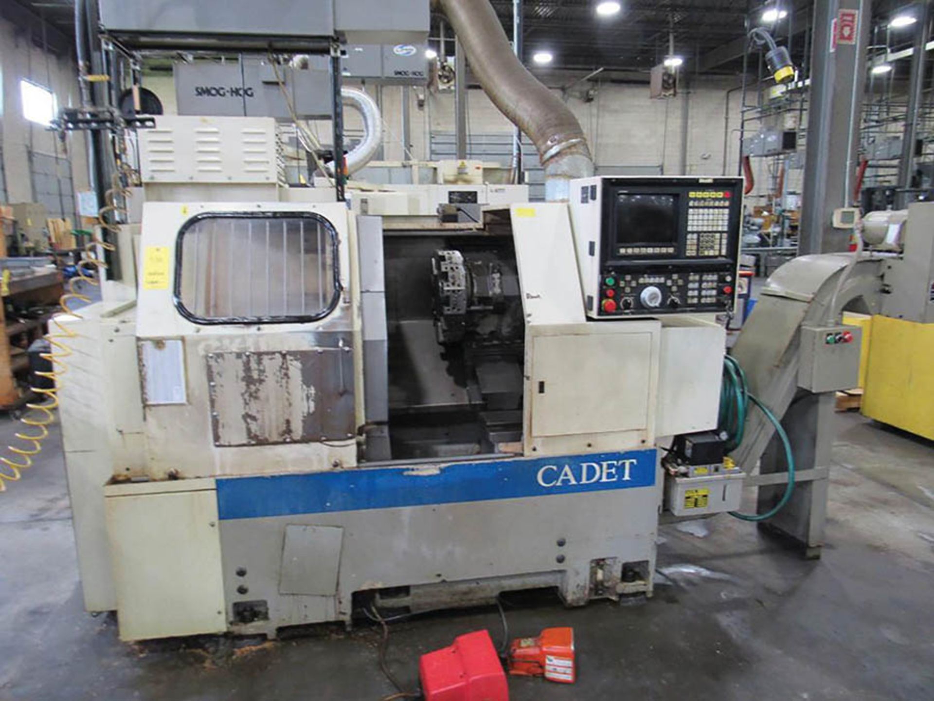 OKUMA CADET CNC TURNING CENTER MODEL LNC8, S/N D219, 10'' 3-JAW CHUCK, 12-POSITION TURRET,