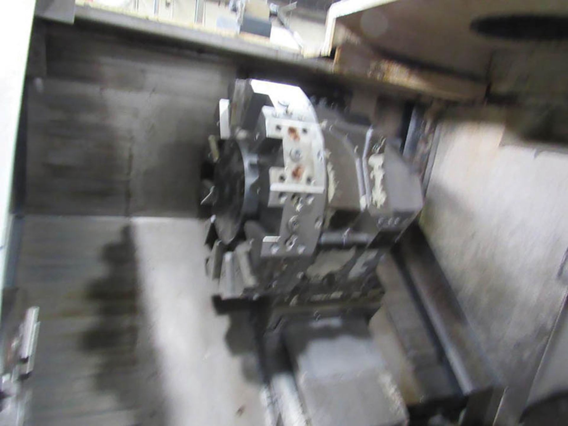 OKUMA CADET CNC TURNING CENTER MODEL LNC8, S/N D219, 10'' 3-JAW CHUCK, 12-POSITION TURRET, - Image 3 of 8