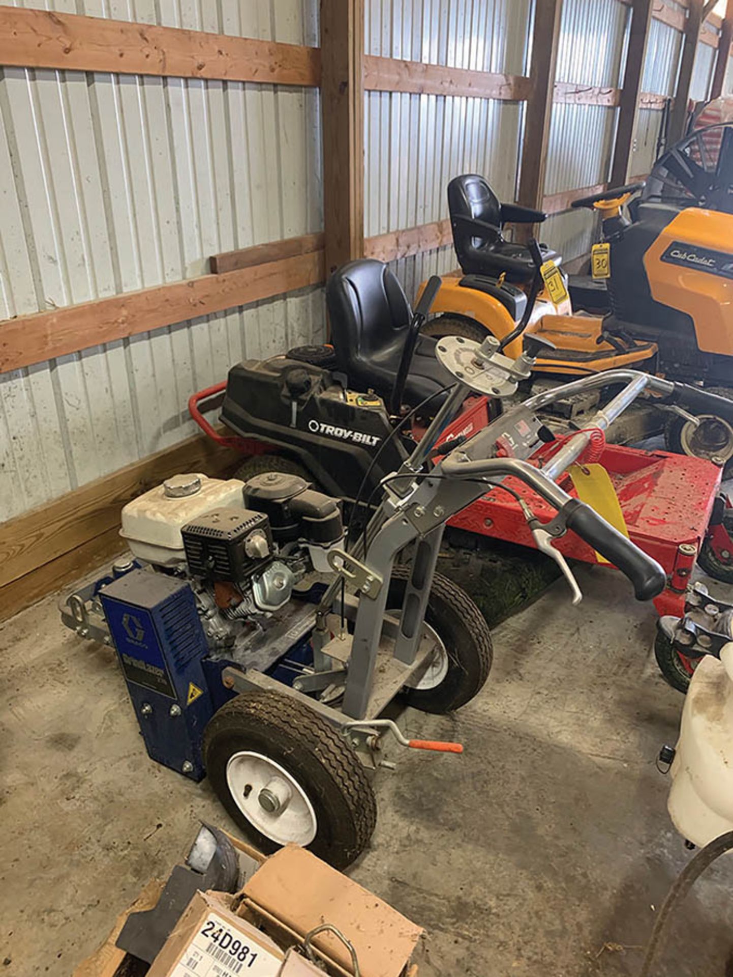 GRACO GRIND LASER 270, HONDA GX270 GAS POWERED, SCARIFIER