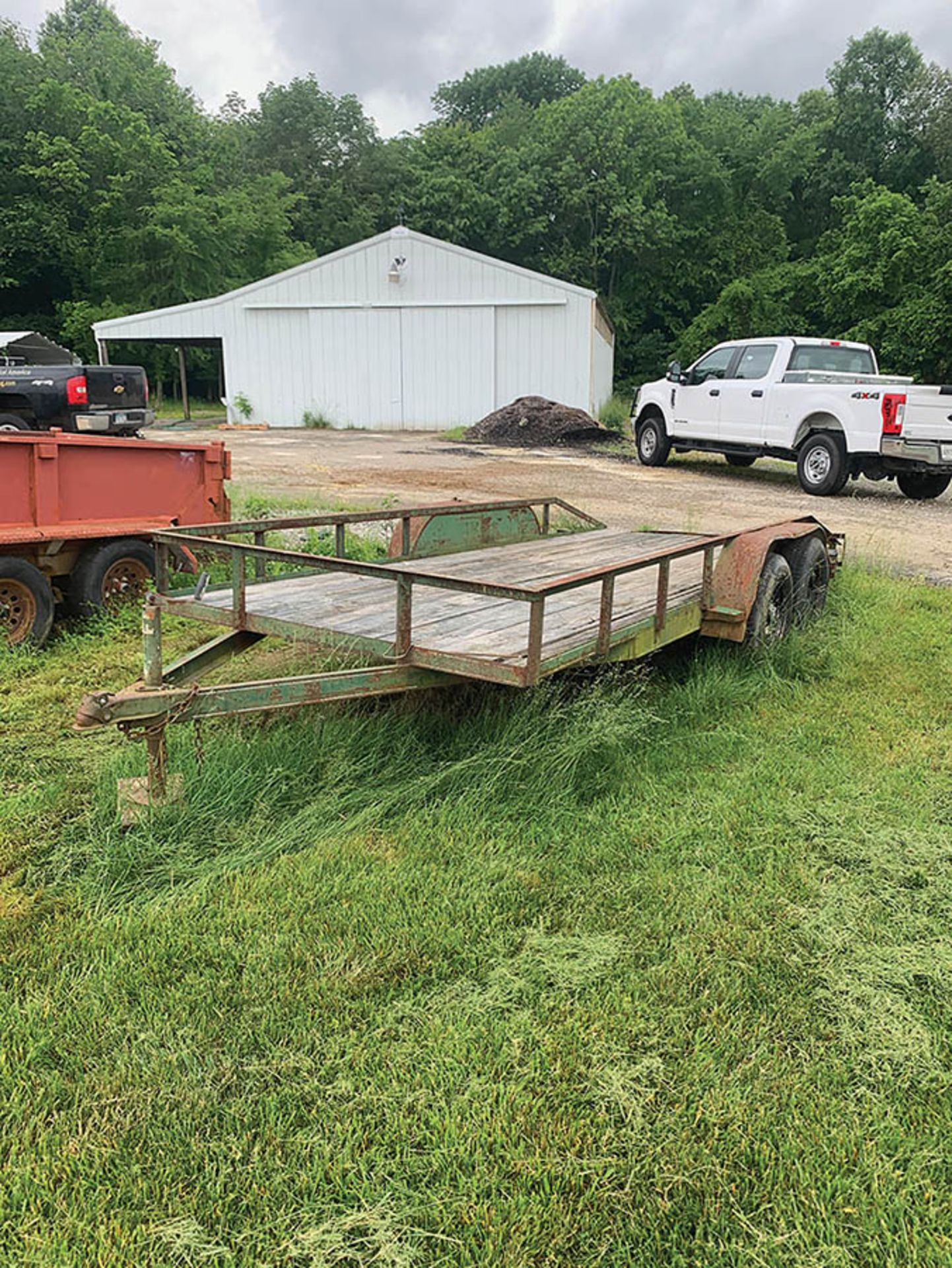 16' X 75'' TANDEM AXLE, LANDSCAPING TRAILER, 7500-LB. CAP.