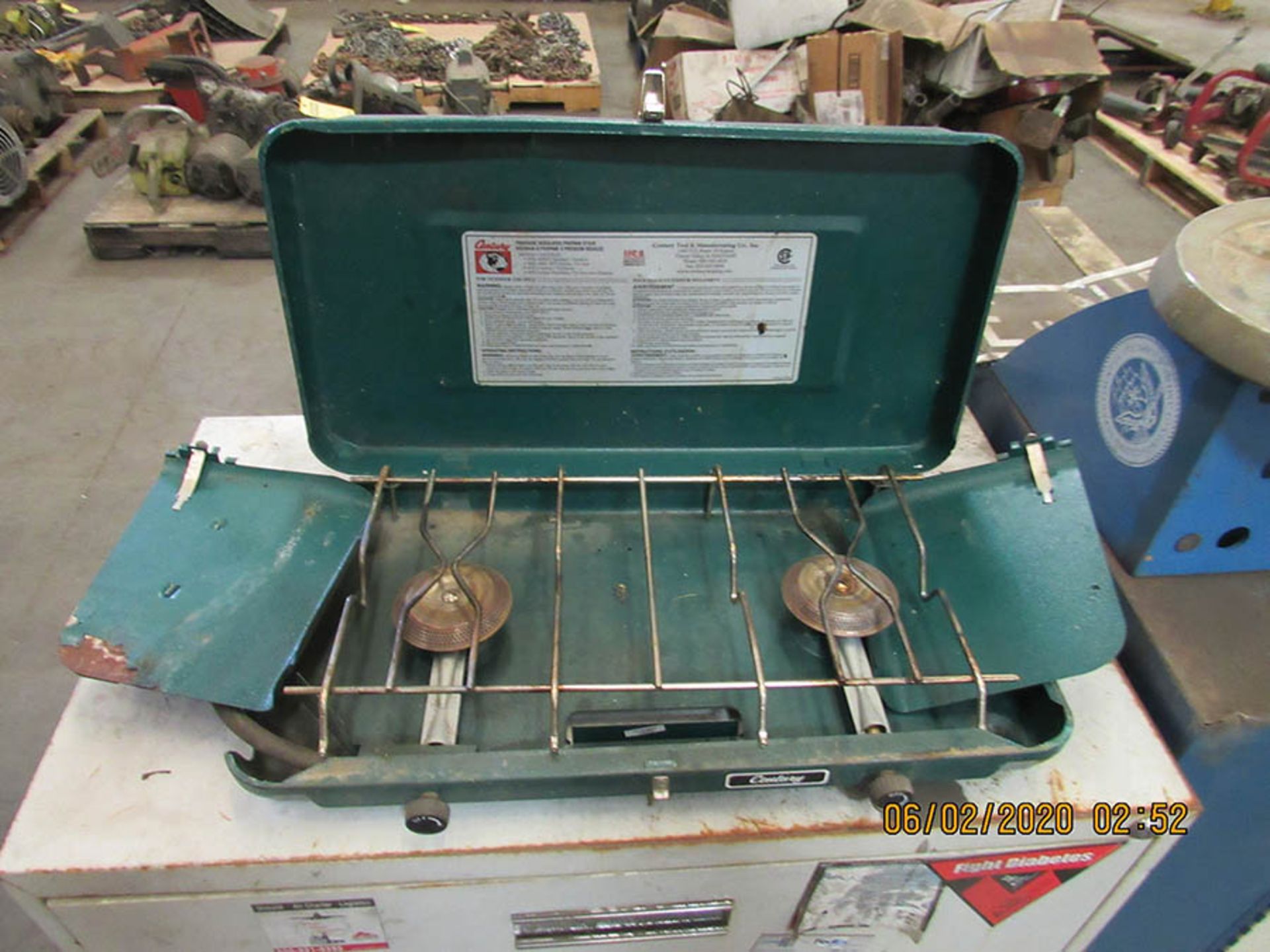 ASSORTED METAL CABINETS, MILK CAN, AND AMO CONTAINER - Image 7 of 8