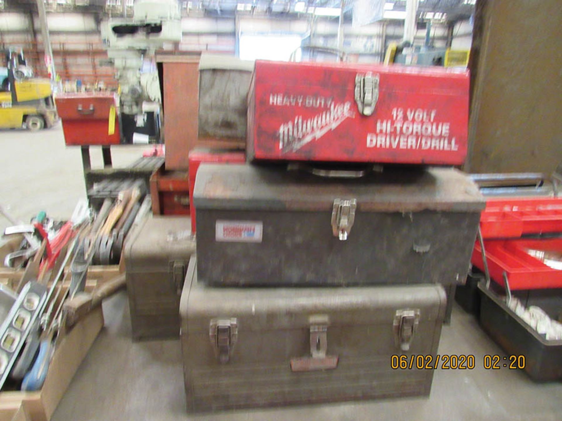 ASSORTED TOOL BOXES - ALL EMPTY EXCEPT FOR (1) - Image 3 of 7
