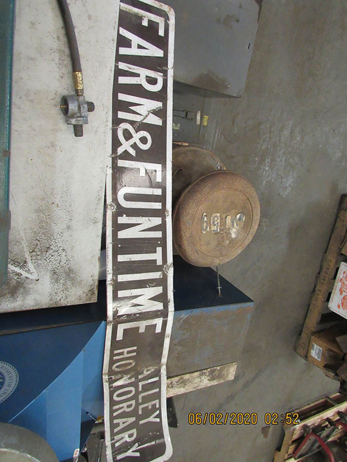 ASSORTED METAL CABINETS, MILK CAN, AND AMO CONTAINER - Image 6 of 8