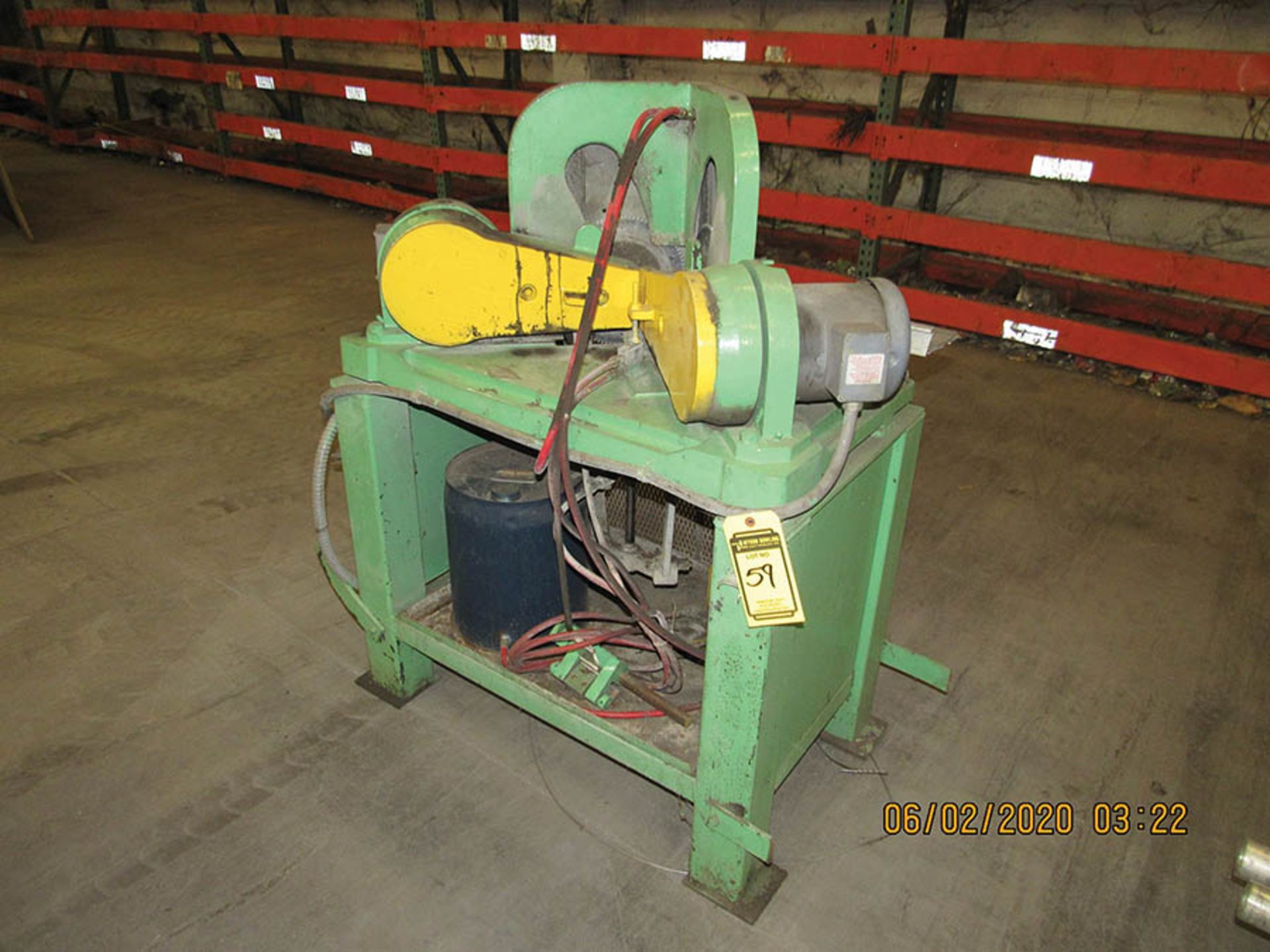 SAMPSON 45 DEG. ALUMINUM SAW FROM A WINDOW FACTORY MODEL MN10, S/N 6505 - Image 2 of 6