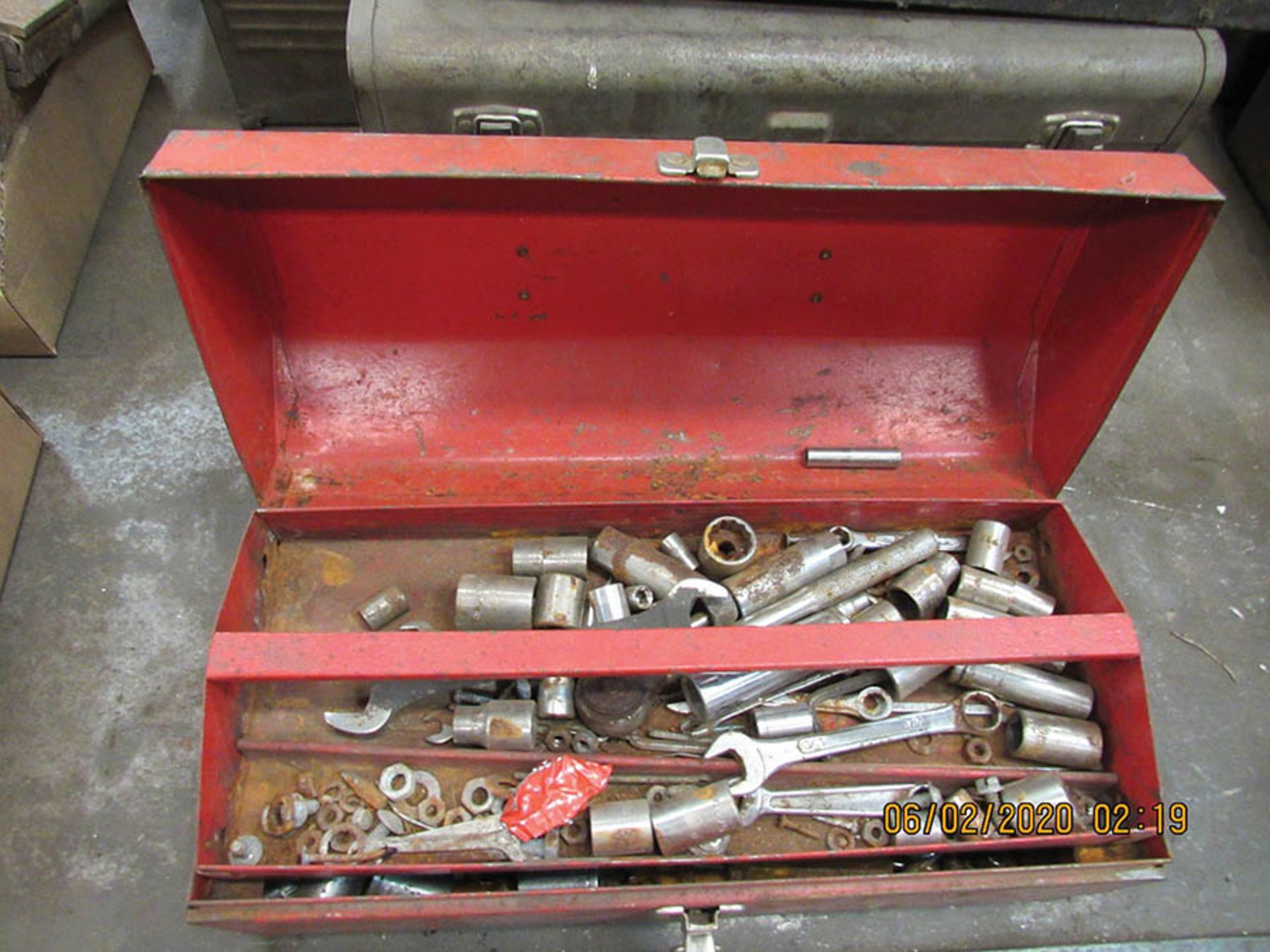 ASSORTED TOOL BOXES - ALL EMPTY EXCEPT FOR (1)