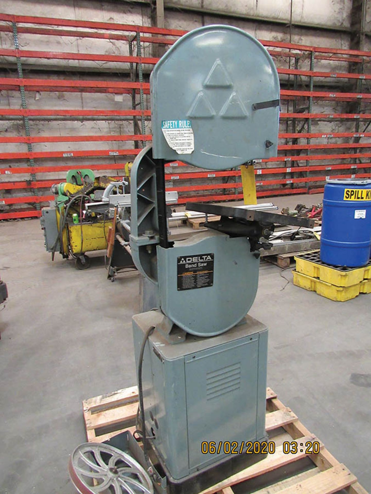 DELTA BAND SAW CAT NO. 52-353, 115V, 1PH