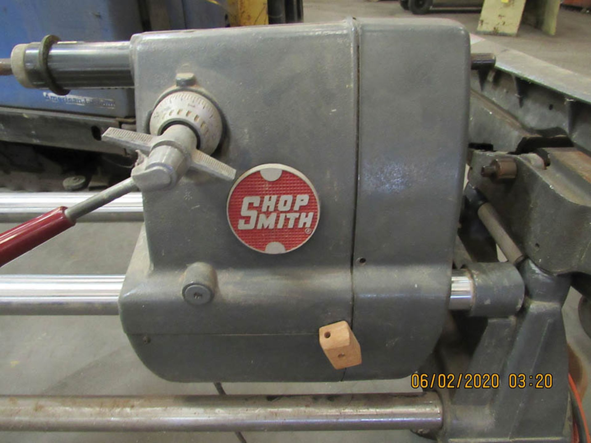 SHOP SMITH MULTI TOOL LATHE, PLANER, JIG SAW, ROUTER, SANDER, 4'' JOINTER, MODEL 505681, S/N - Image 2 of 7