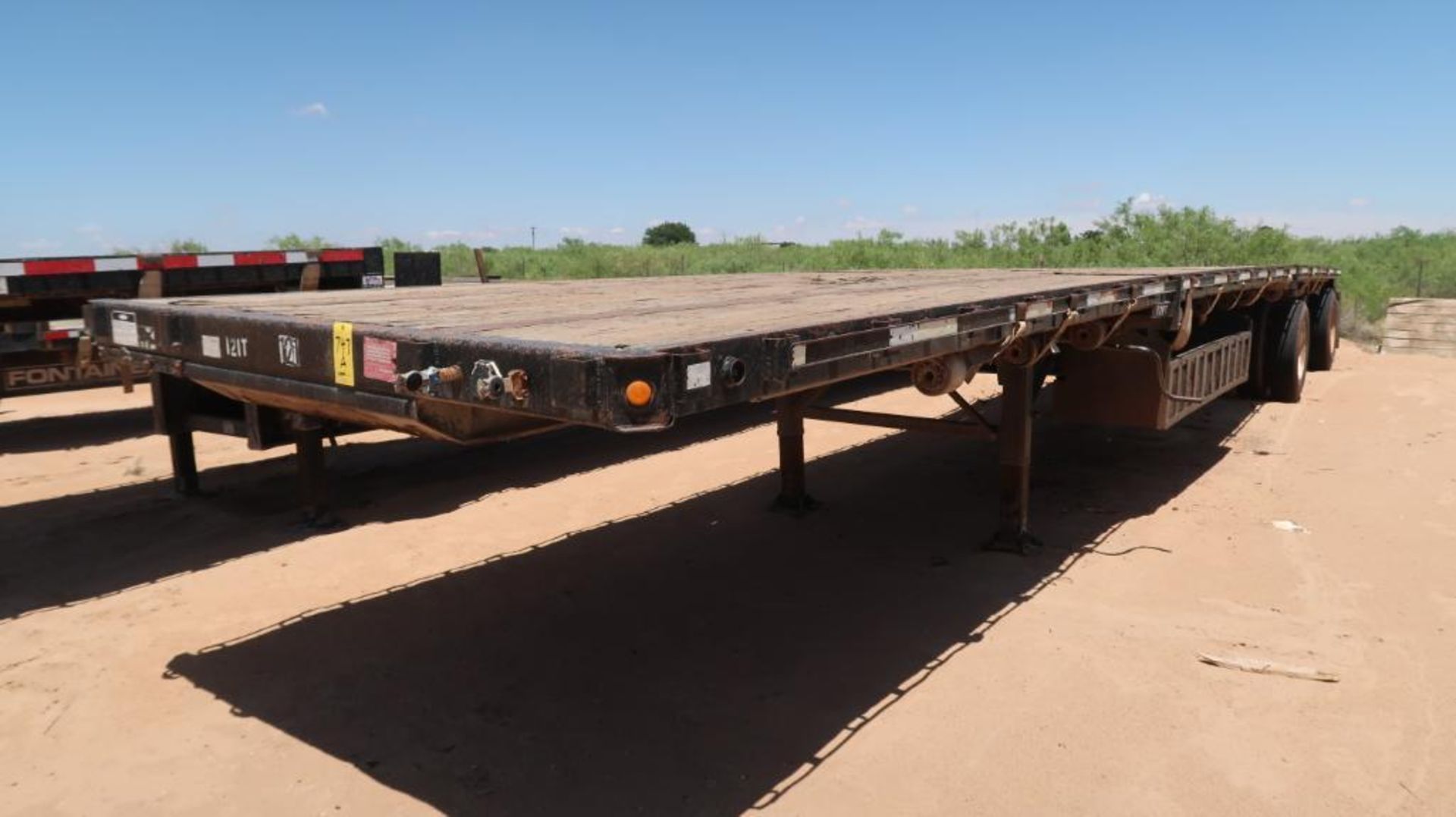 (2004) WABASH TANDEM AXLE FLATBED TRAILER, VIN 1JJF482F81S739533