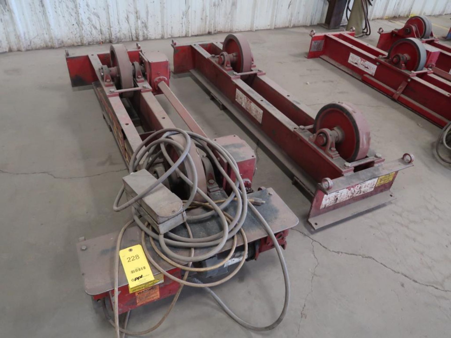 WELDWIRE 5-TON TURNING ROLL AND IDLER, MODEL WWRD5