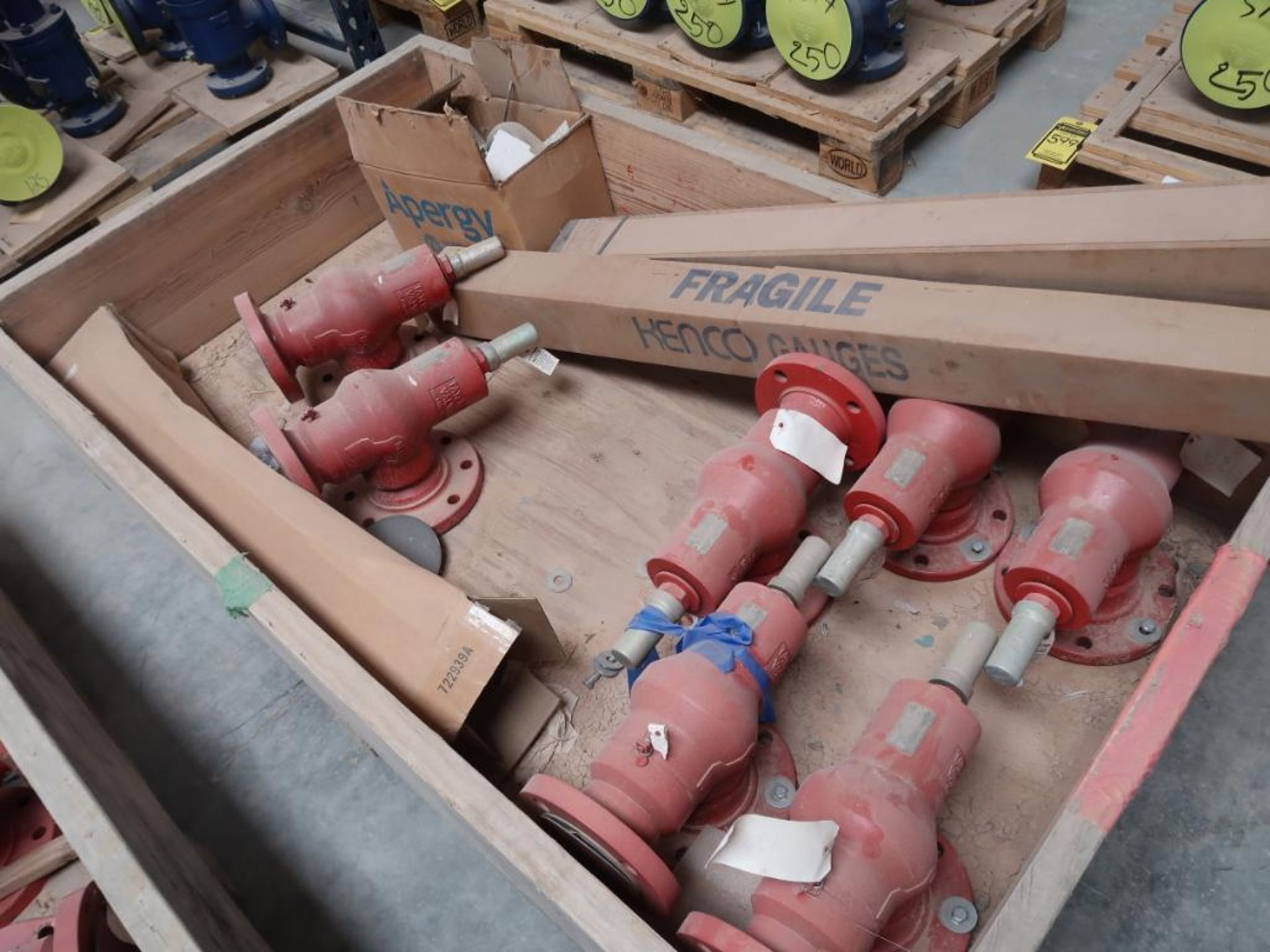 (LOT) (8) TAYLOR VALVES ON (4) PALLETS, TAYLOR RELIEF VALVES ON (2) PALLETS, AND ALUMINUM COVERS - Image 8 of 8