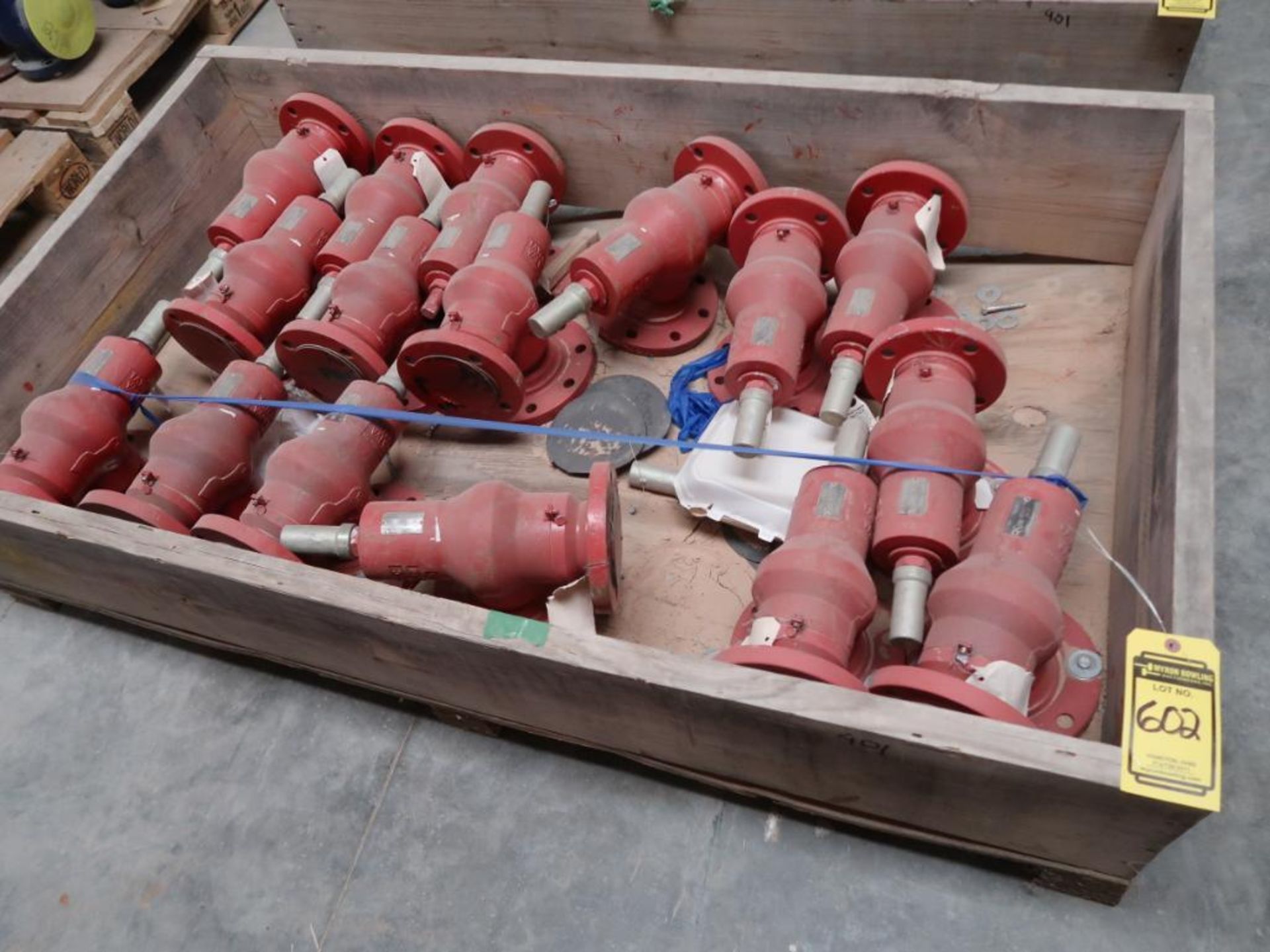(LOT) (8) TAYLOR VALVES ON (4) PALLETS, TAYLOR RELIEF VALVES ON (2) PALLETS, AND ALUMINUM COVERS - Image 7 of 8