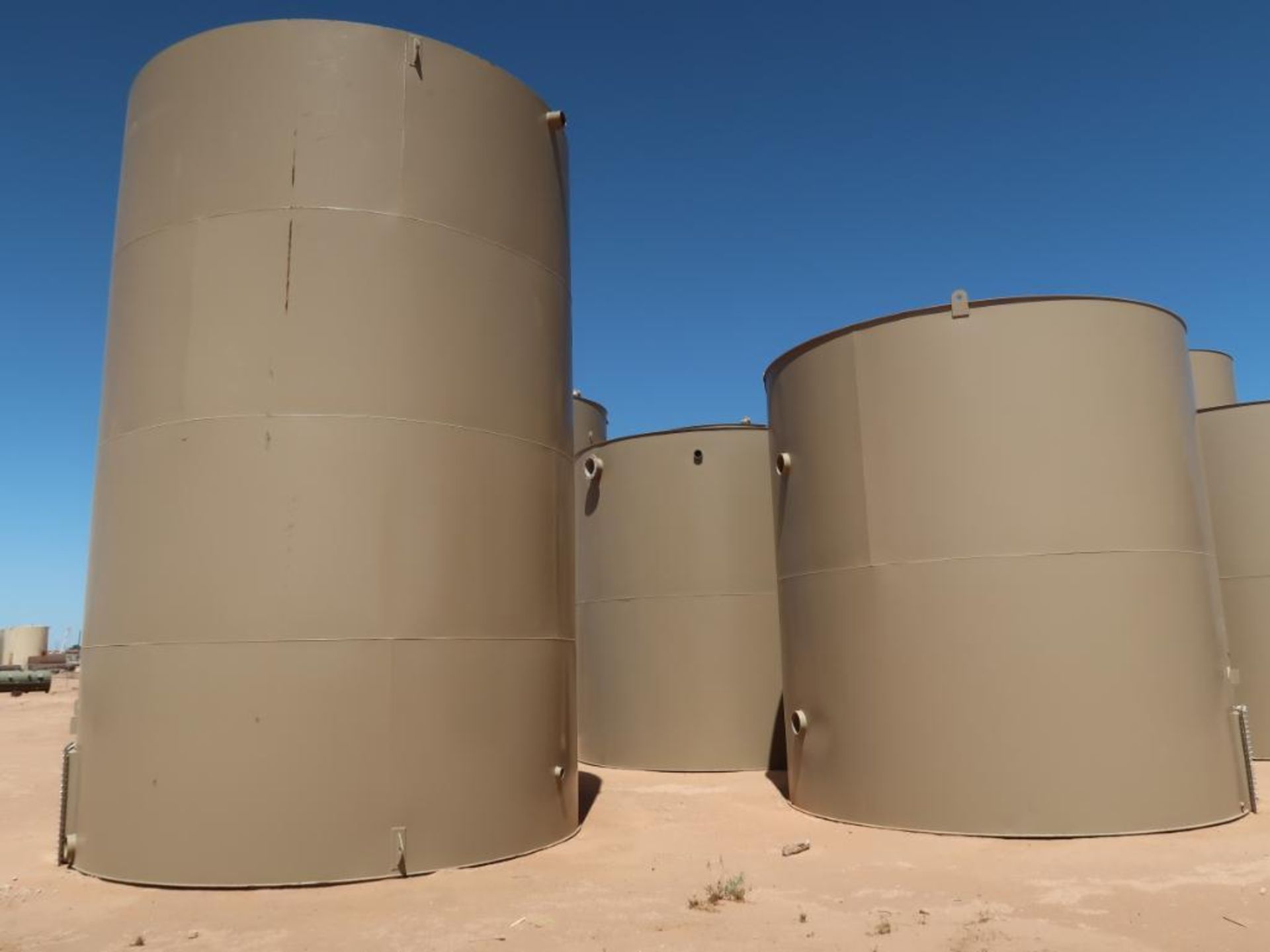 (4) 500 BBL STEEL TANK AND (1) 750 BBL STEEL TANK - Image 2 of 4
