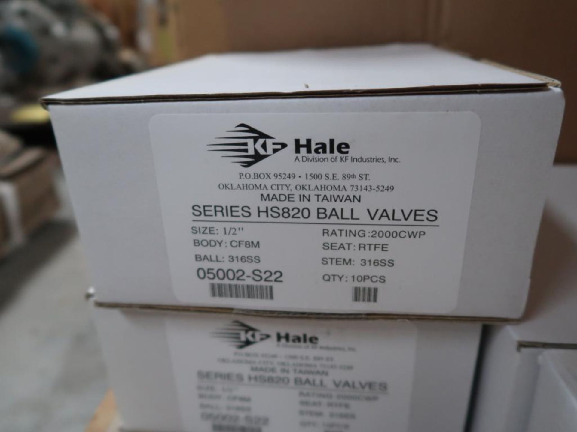 (4) LARGE STAINLESS STEEL VALVES, (5) ASSORTED STAINLESS STEEL VALVES ON (3) PALLETS; HALE SERIES - Image 10 of 10