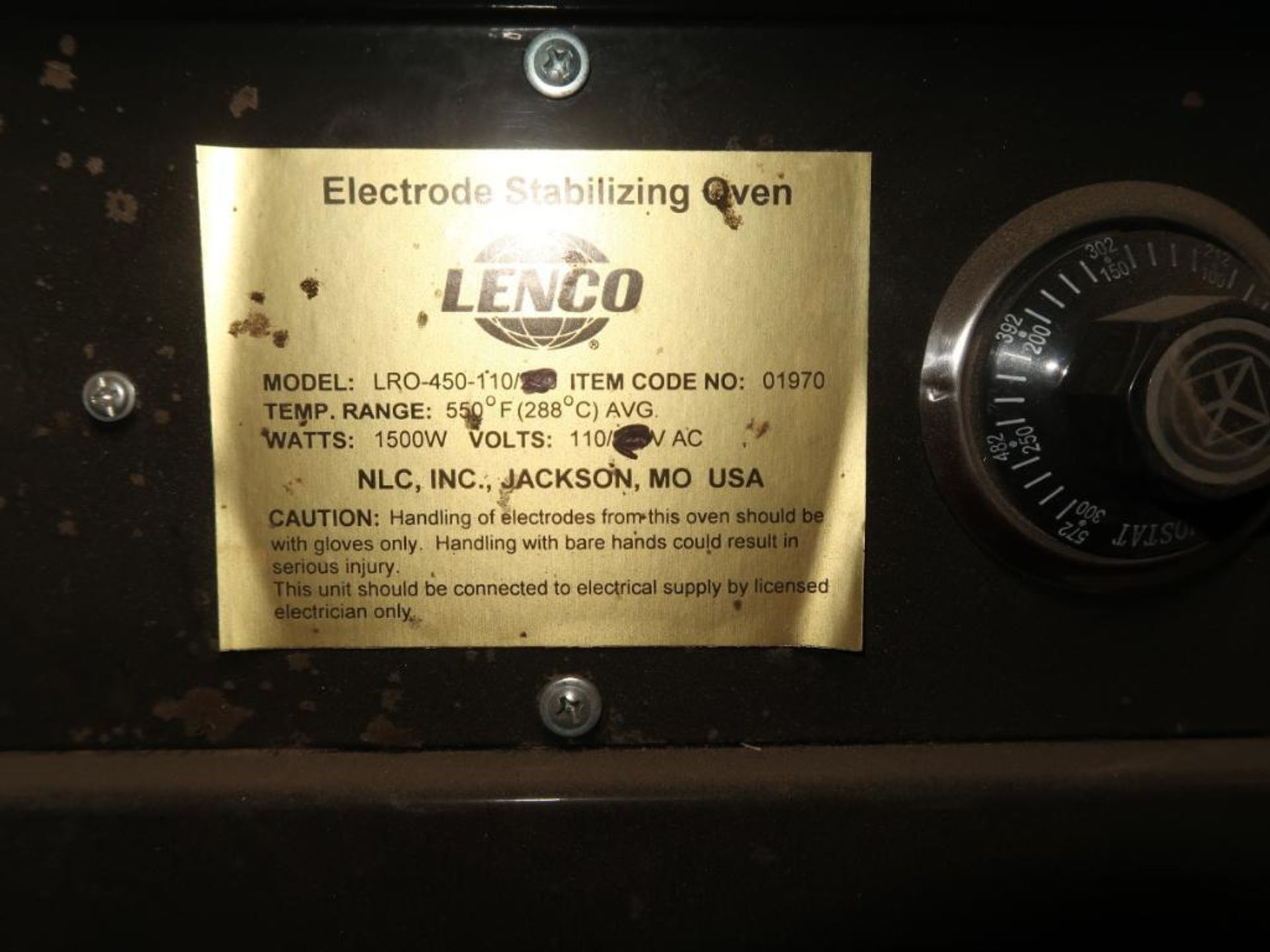 LENCO ROD OVEN MODEL LRO-450-110 - Image 2 of 2