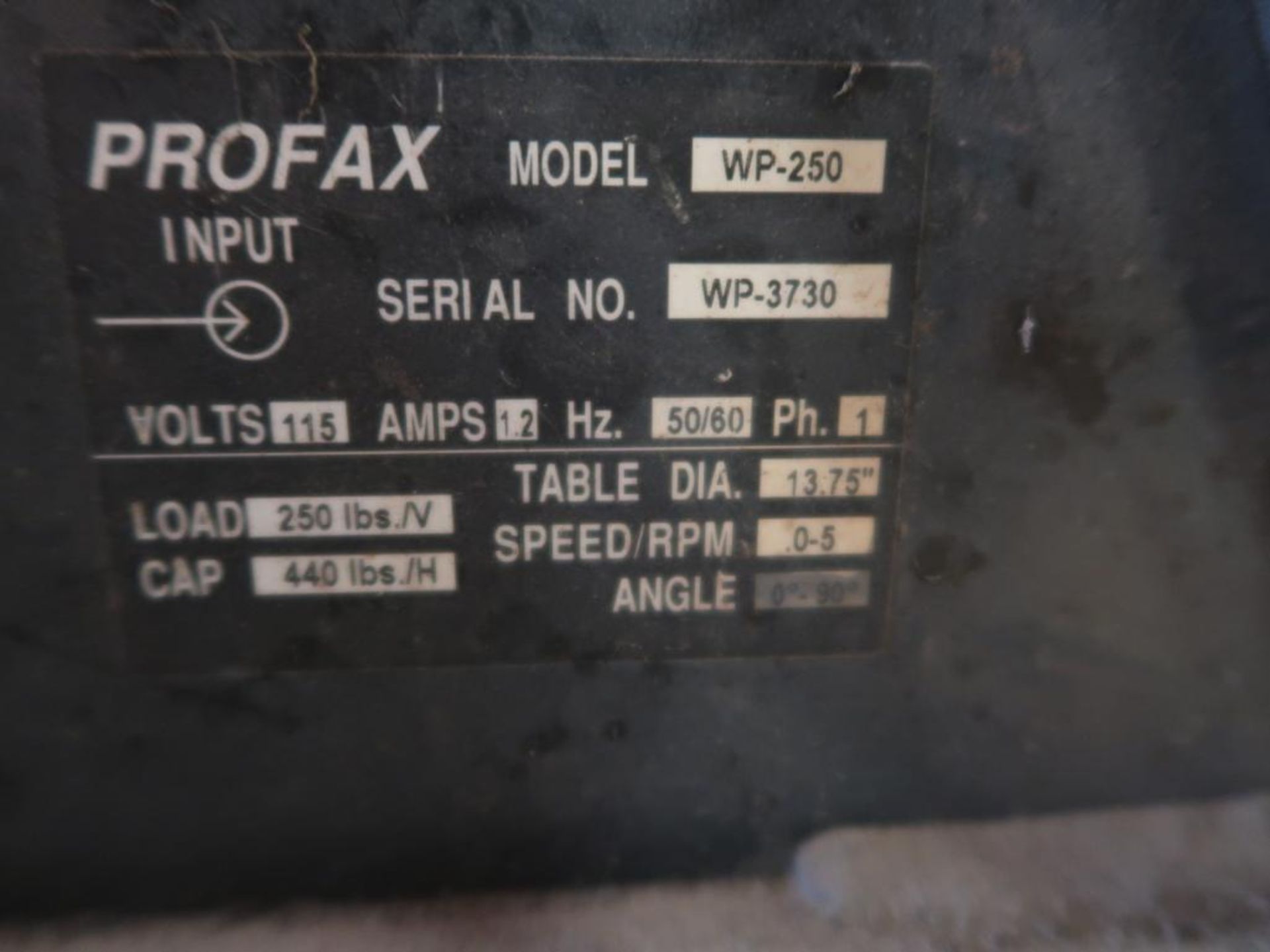 PROFAX WP-250 POSITIONER - Image 2 of 2