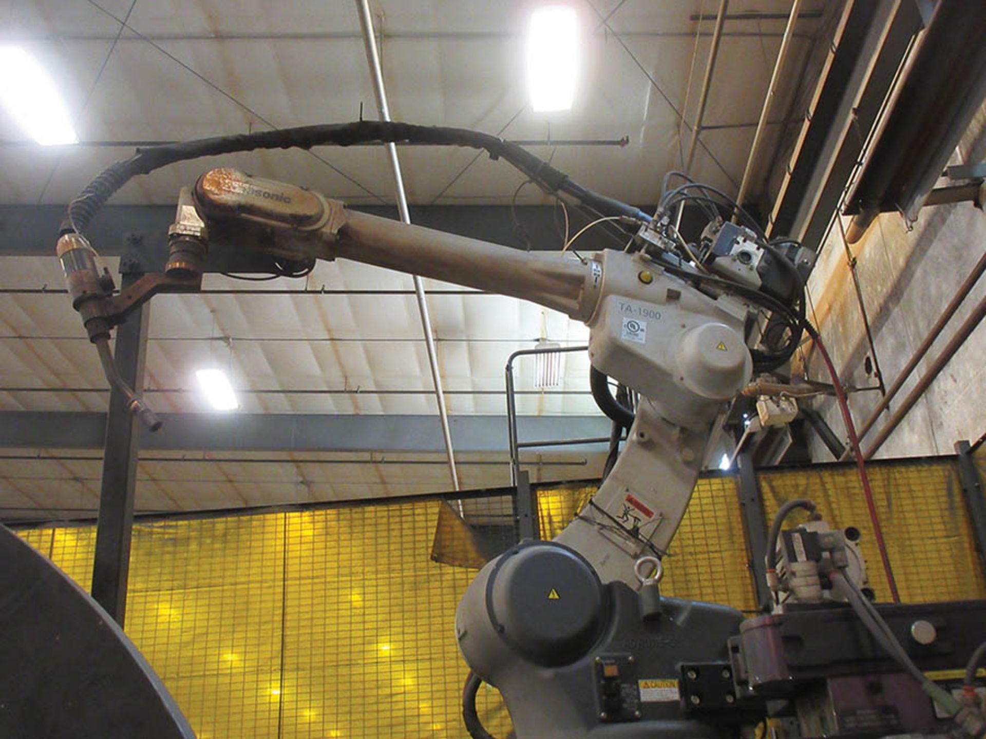 HAWK TECH ROBOTIC WELDING CELL 3, HAWK TECK 20,000 LB. WELDING POSITIONER, 72'' MAX. PIPE DIA. S/ - Image 12 of 25