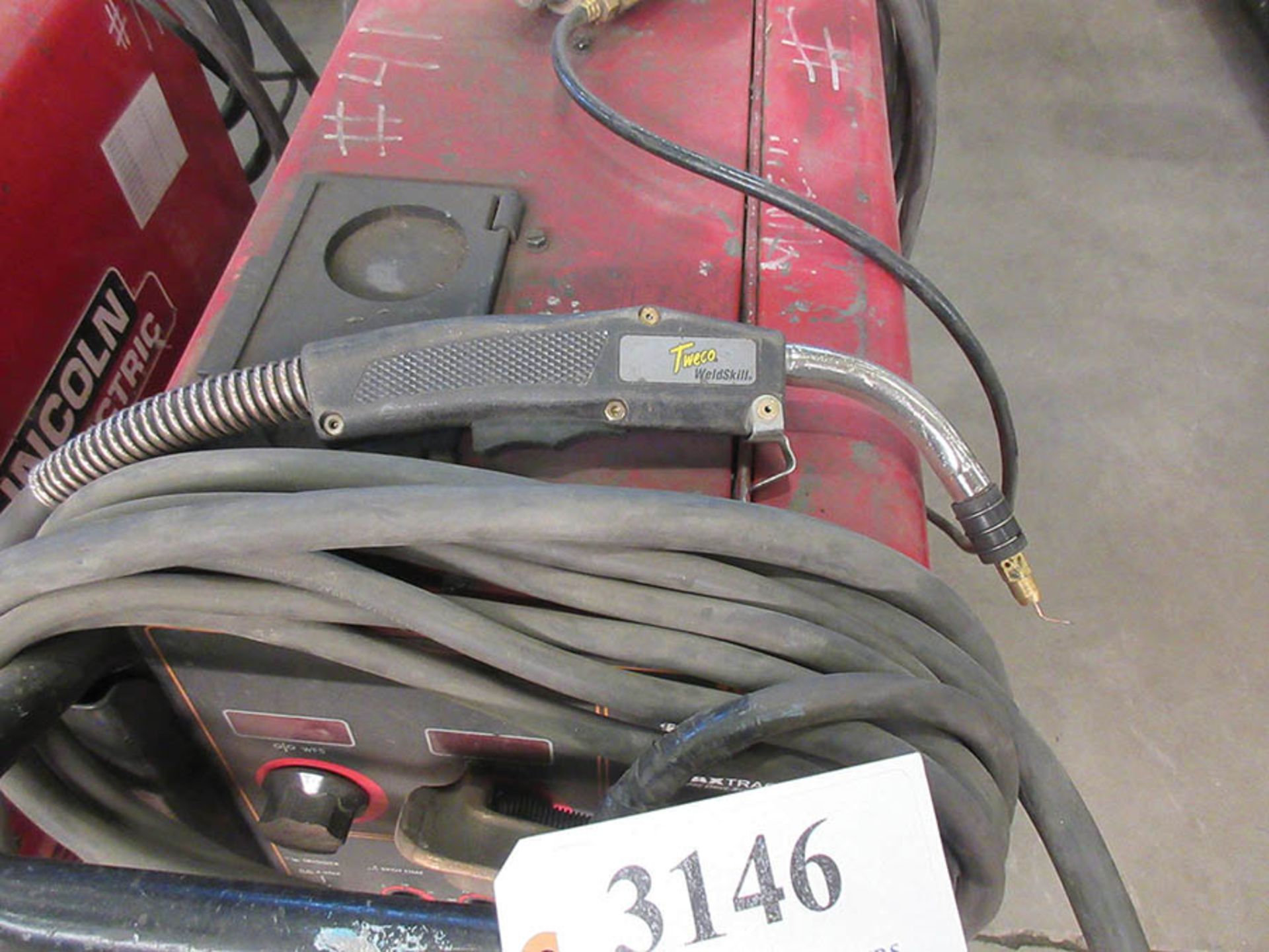 LINCOLN ELECTRIC 256 POWER MIG WELDER WITH TWECO WELDSKILL MIG GUN, #41 - Image 3 of 3