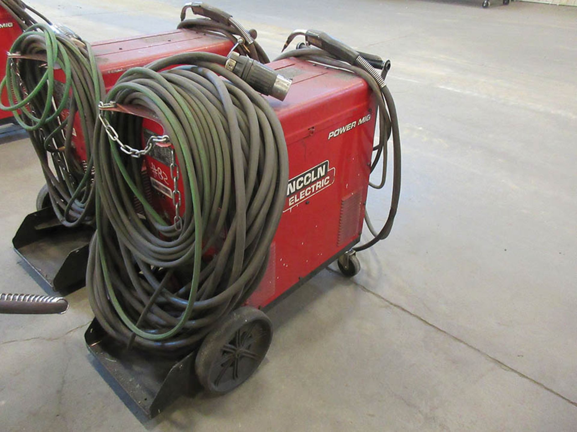 LINCOLN ELECTRIC 350MP POWER MIG WELDER WITH TWECO WELDSKILL MIG GUN, #82 - Image 2 of 3