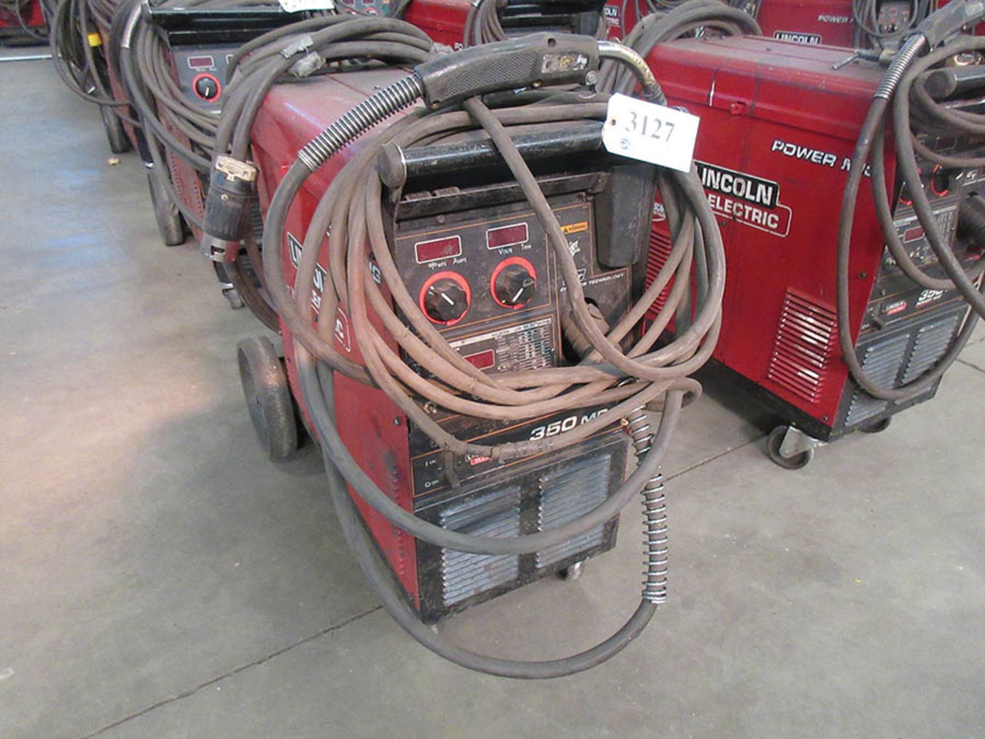 LINCOLN ELECTRIC 350MP POWER MIG WELDER WITH TWECO WELDSKILL MIG GUN, #2