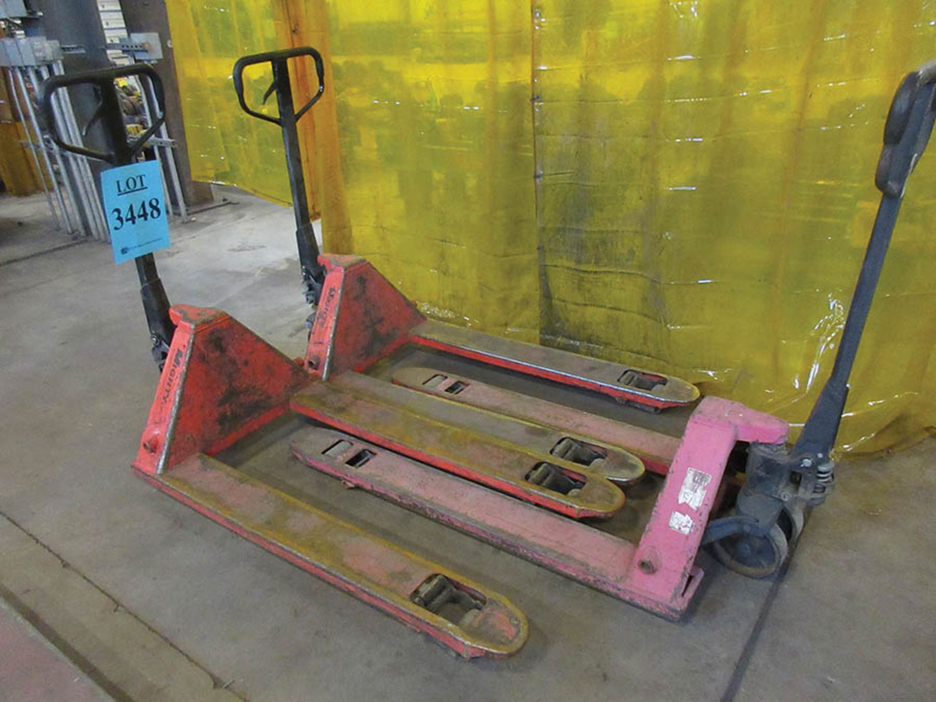 LOT (QTY.3) PALLET JACKS