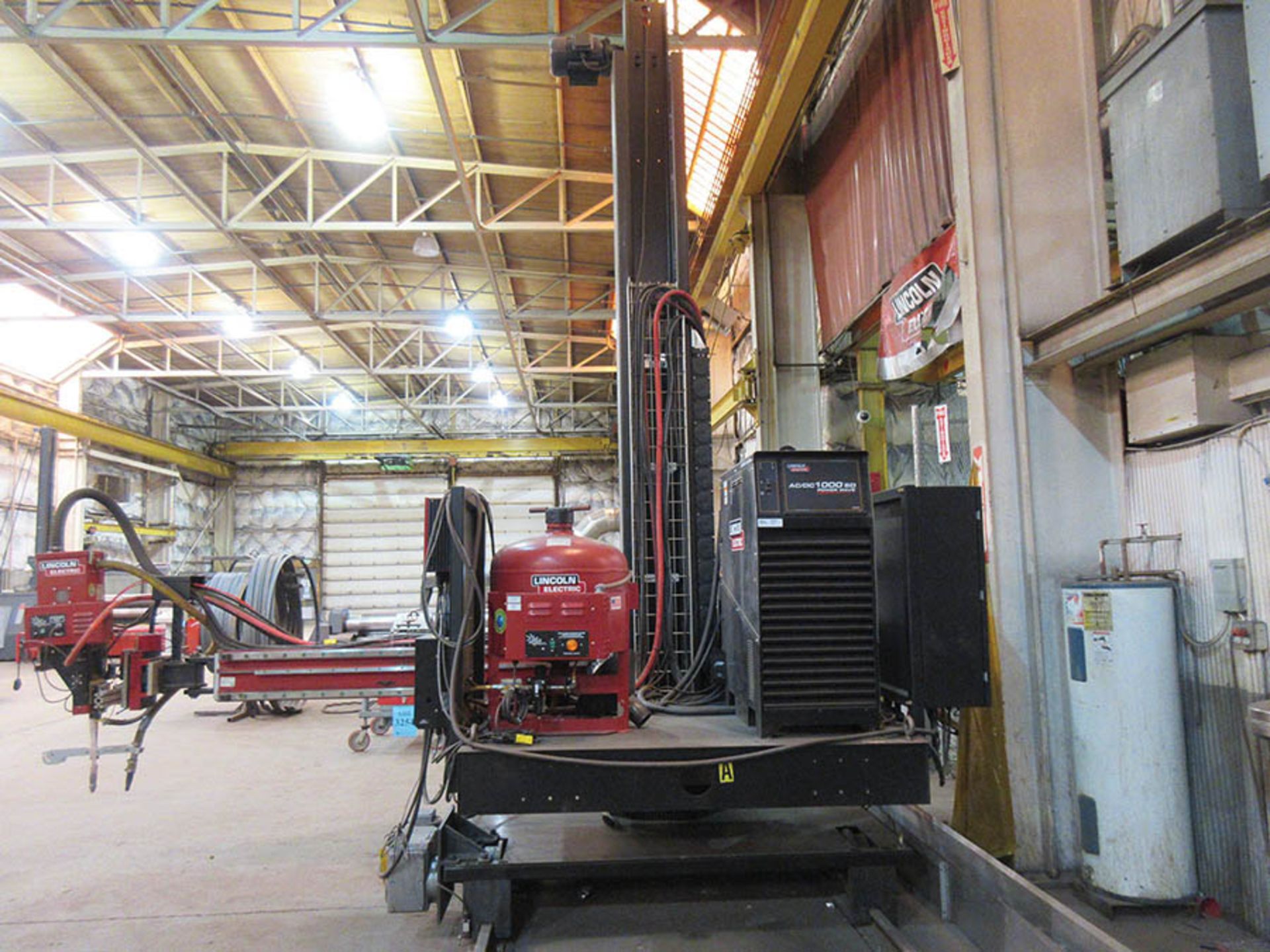 2019 LINCOLN ELECTRIC PANTHEON SUBMERGED ARC 12' WELDING MANIPULATOR SYSTEM ON TRAVEL CART, PROJECT: - Image 3 of 15