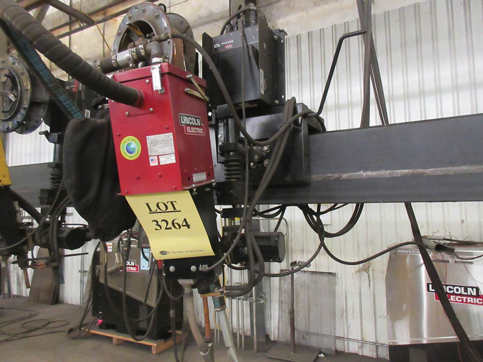 SUB-ARC WELDING STATION, WITH LINCOLN ELECTRIC POWER WAVE AC/DC 1000 SD SUBARC WELDERS, S/N: - Image 5 of 7