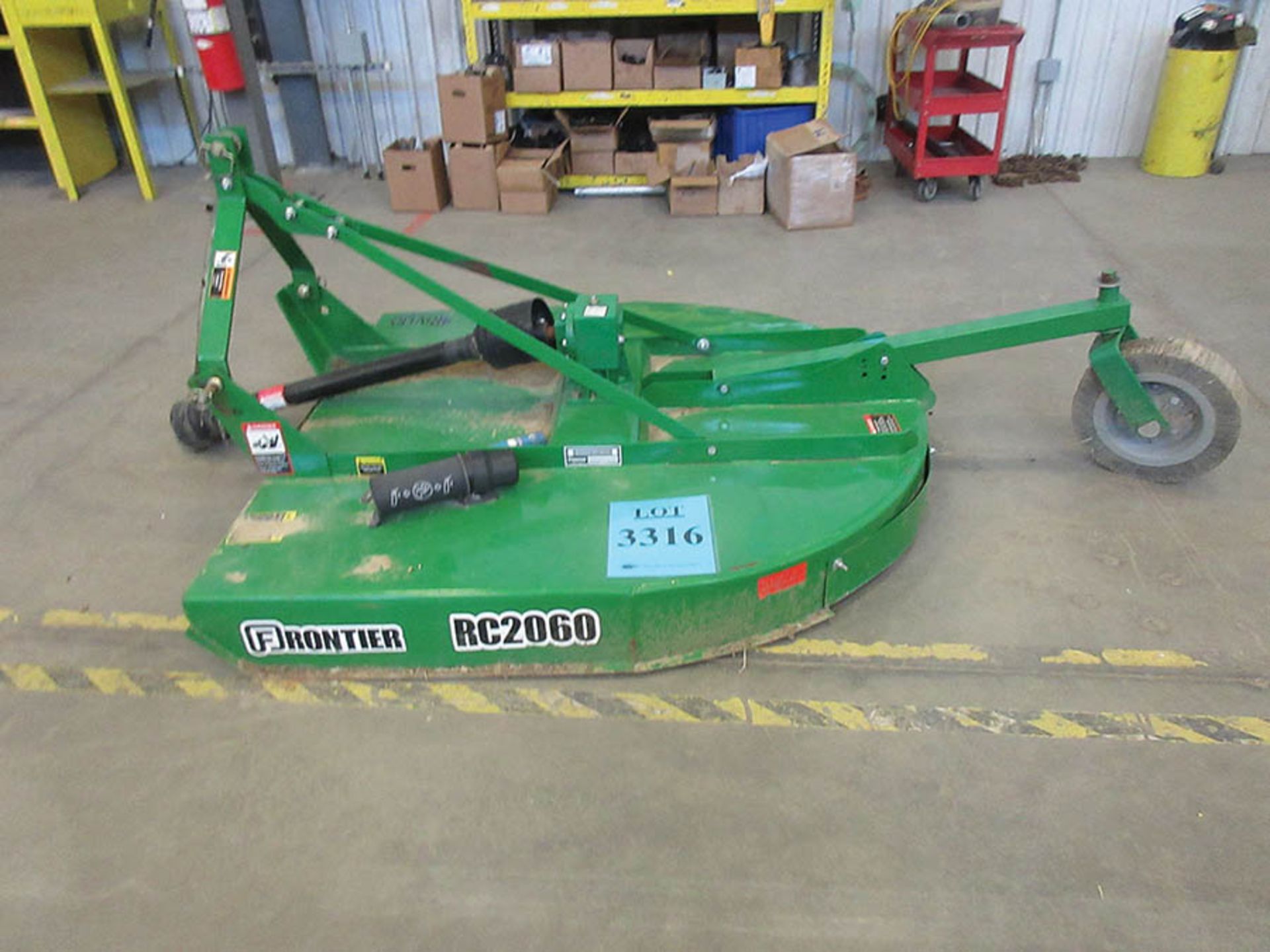 FRONTIER RC2060 ROTARY CUTTER, S/N: 1XFRC20XEF0057440, (BUILDING IN BACK)